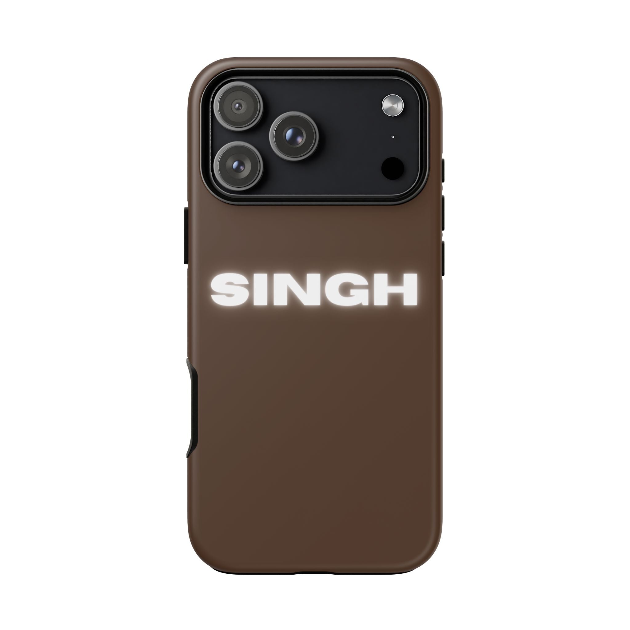 SINGH Phone Case • Brown