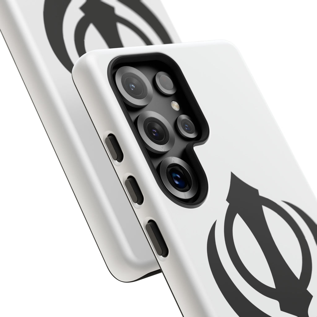 Sikh Khanda Phone Case • White