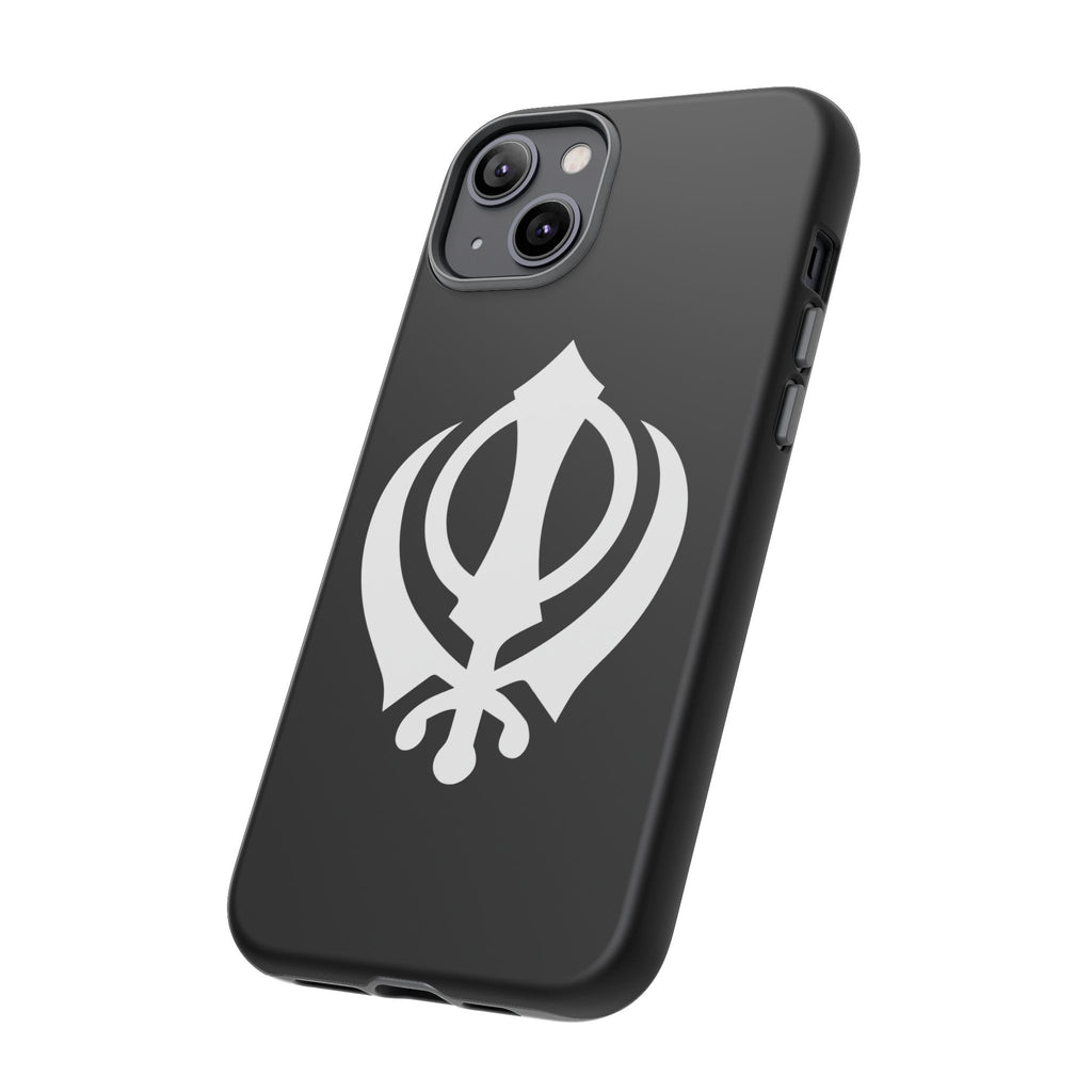Sikh Khanda Phone Case • Black
