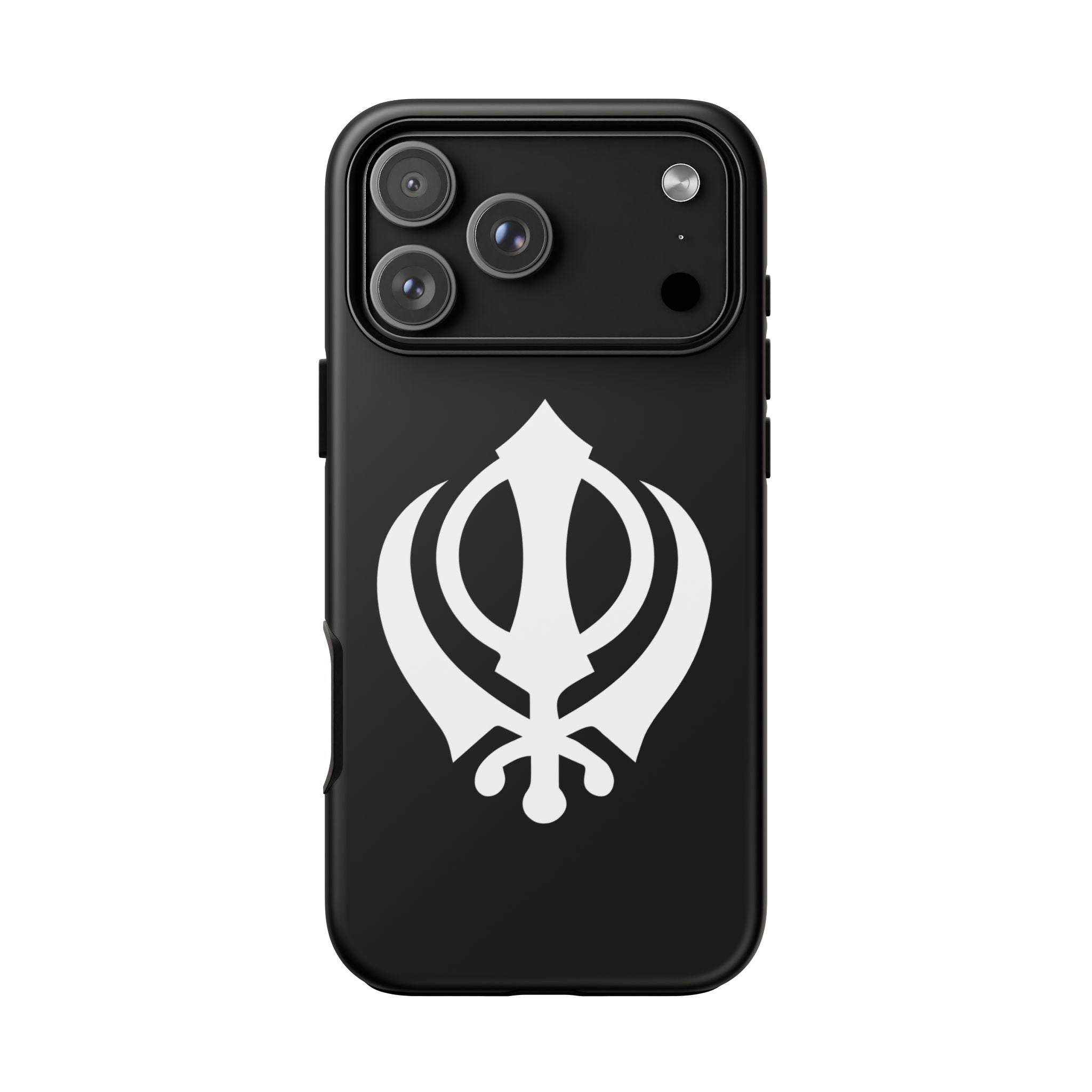 Sikh Khanda Phone Case • Black