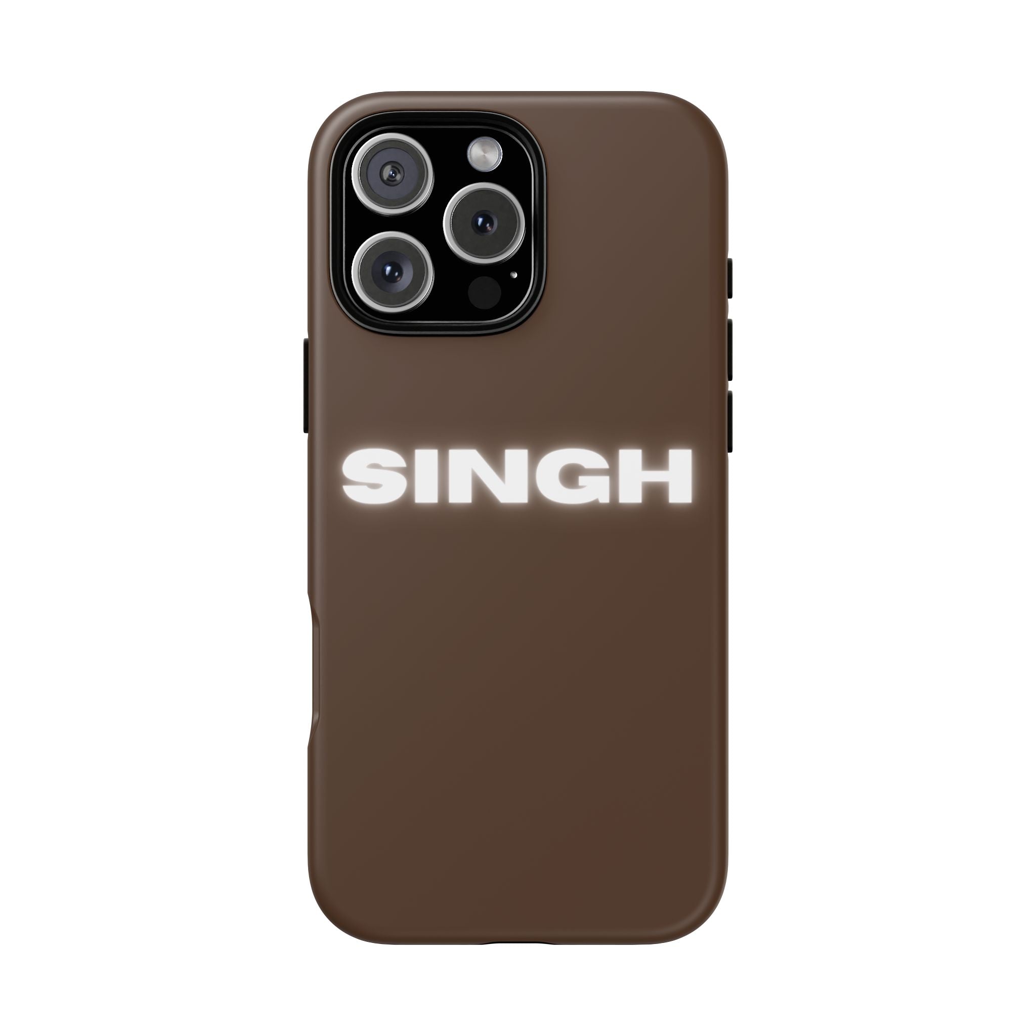 SINGH Phone Case • Brown