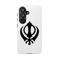 Sikh Khanda Phone Case • White