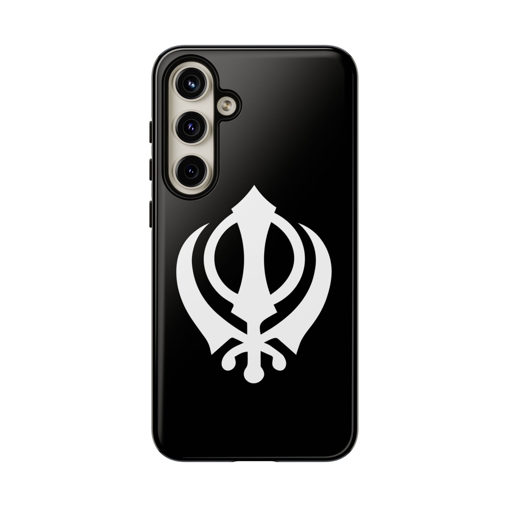 Sikh Khanda Phone Case • Black