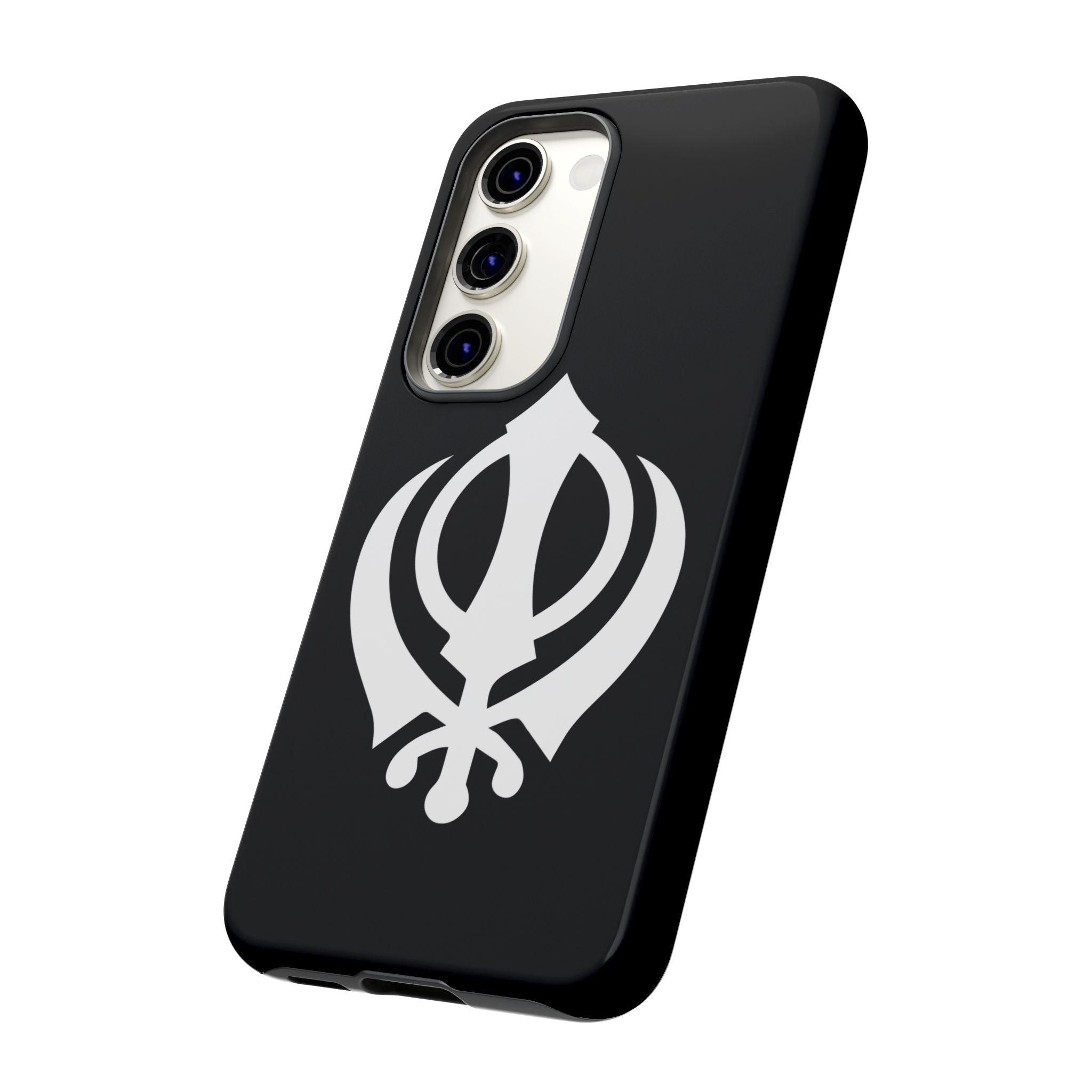 Sikh Khanda Phone Case • Black