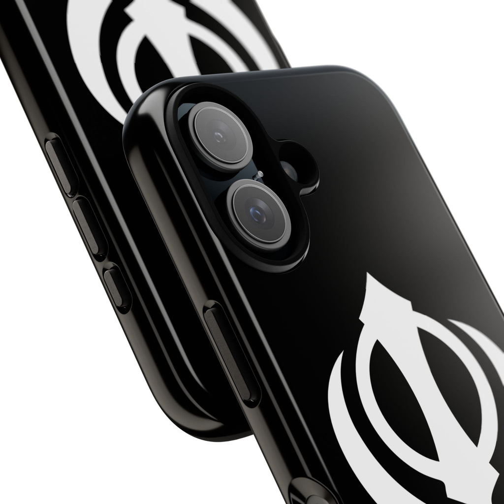 Sikh Khanda Phone Case • Black