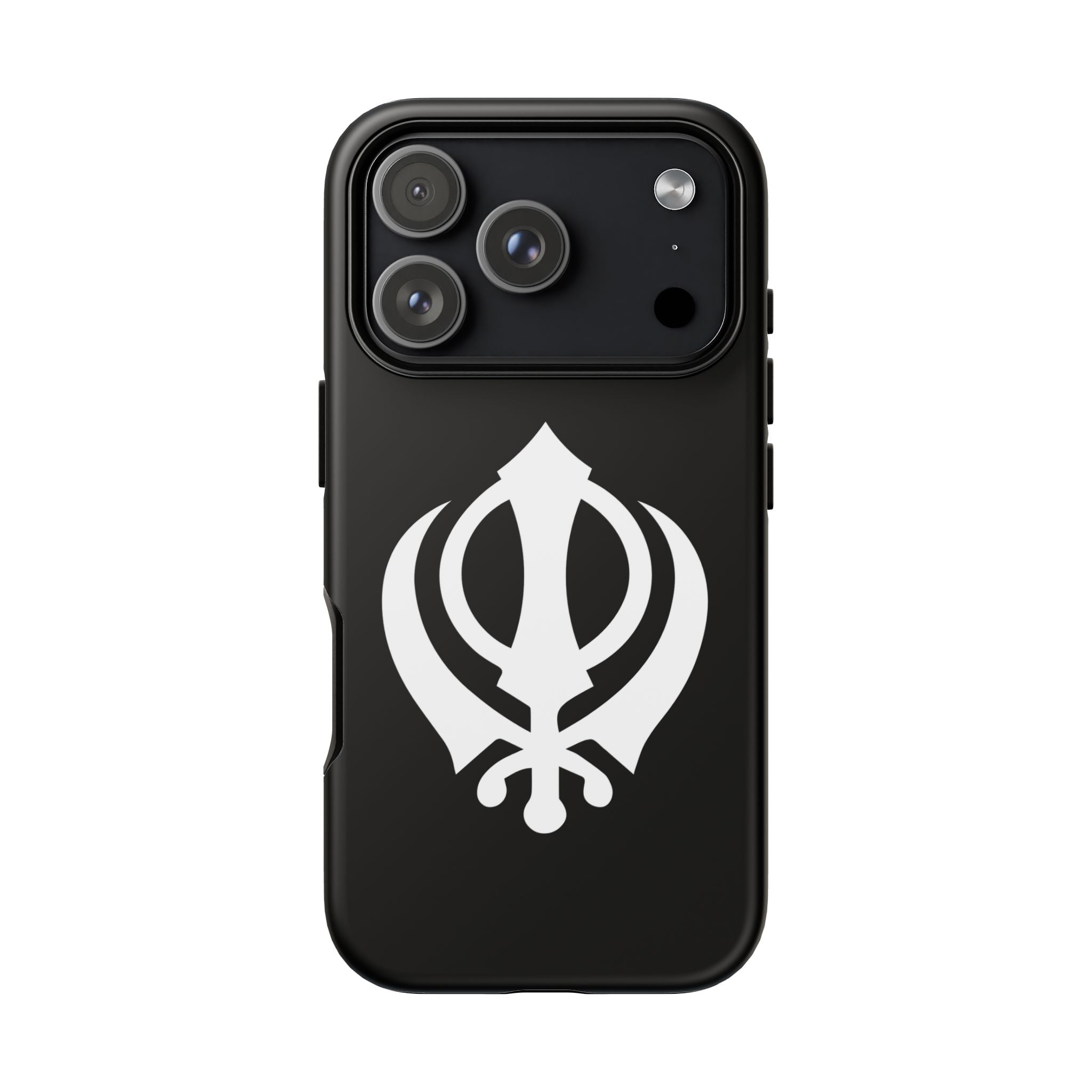 Sikh Khanda Phone Case • Black