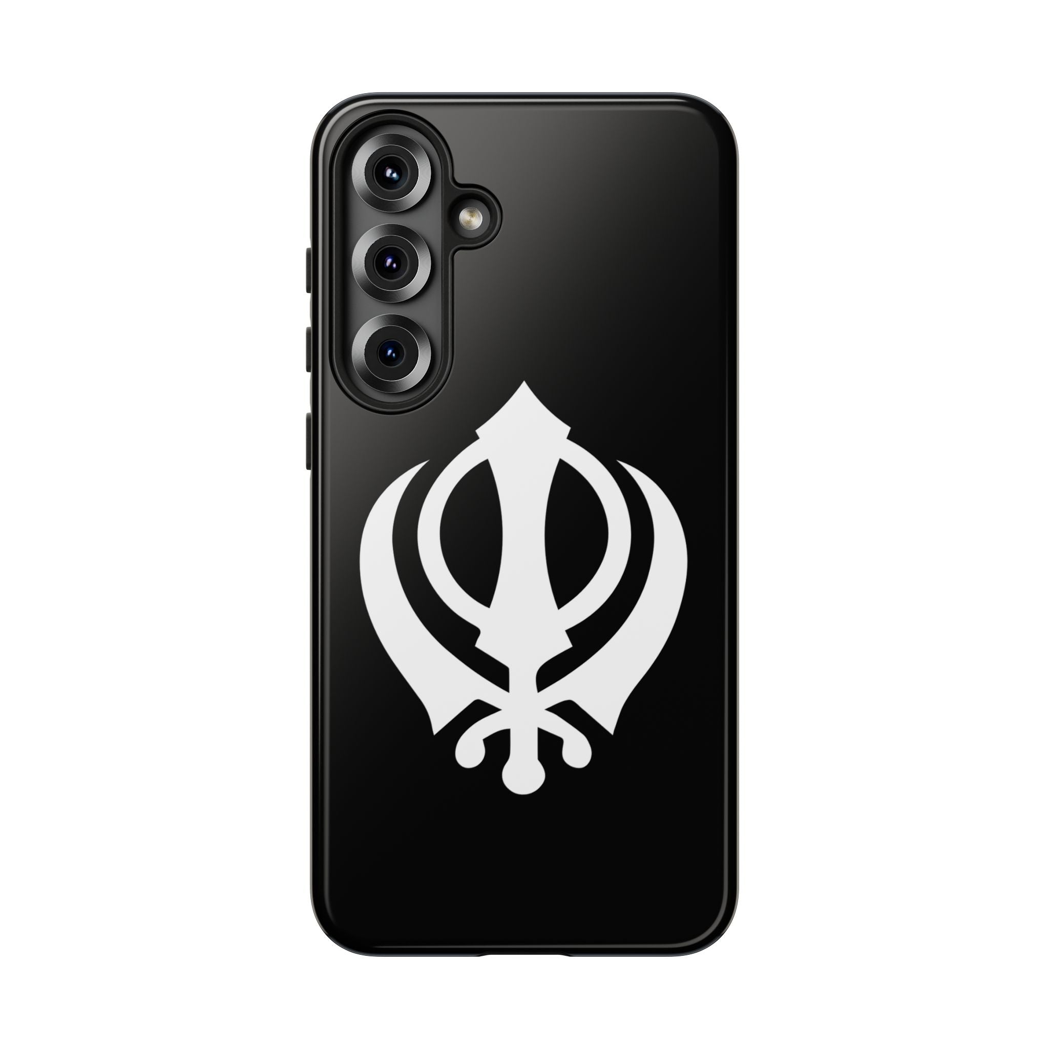 Sikh Khanda Phone Case • Black
