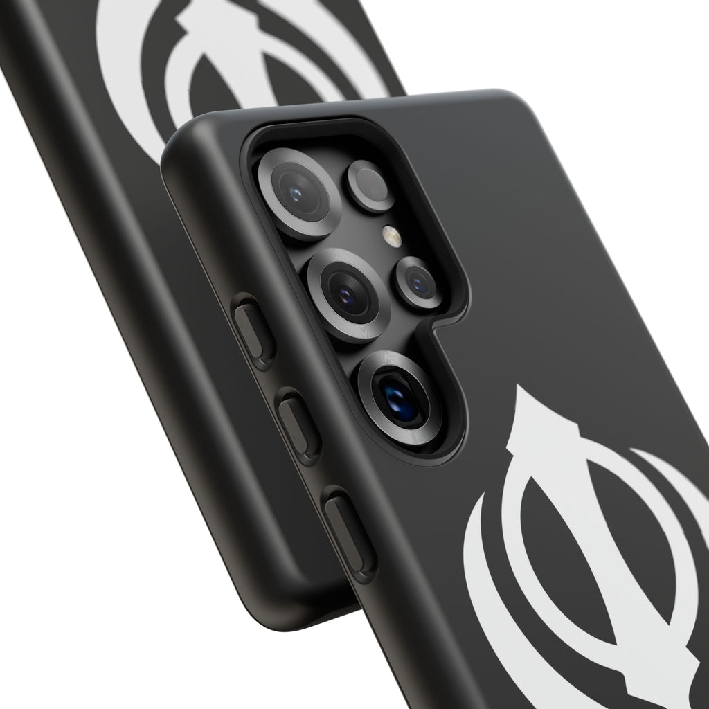 Sikh Khanda Phone Case • Black