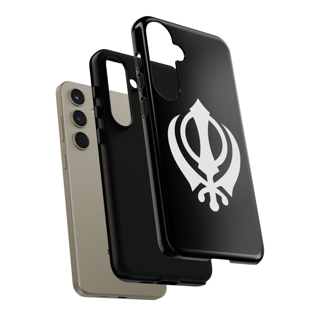 Sikh Khanda Phone Case • Black