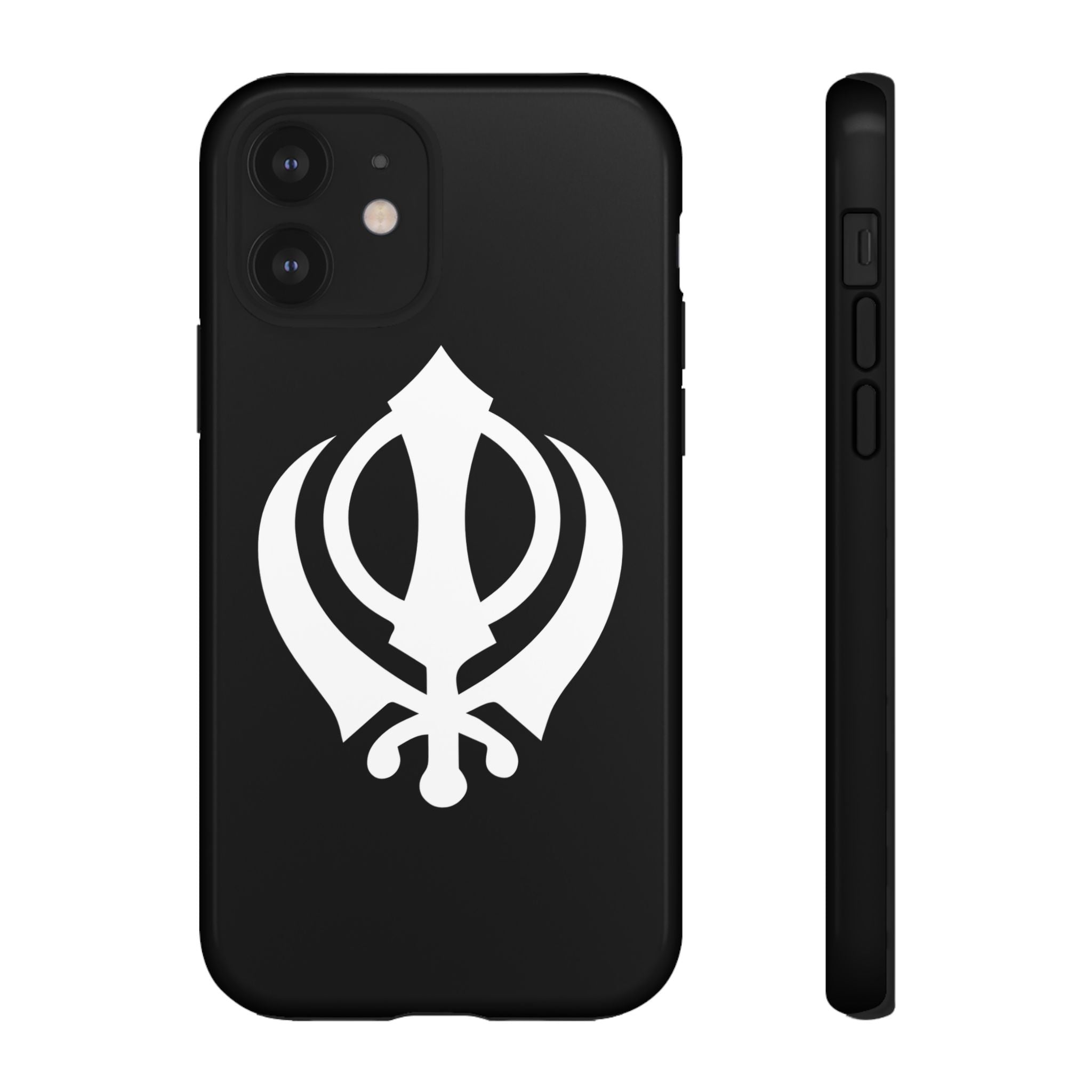 Sikh Khanda Phone Case • Black