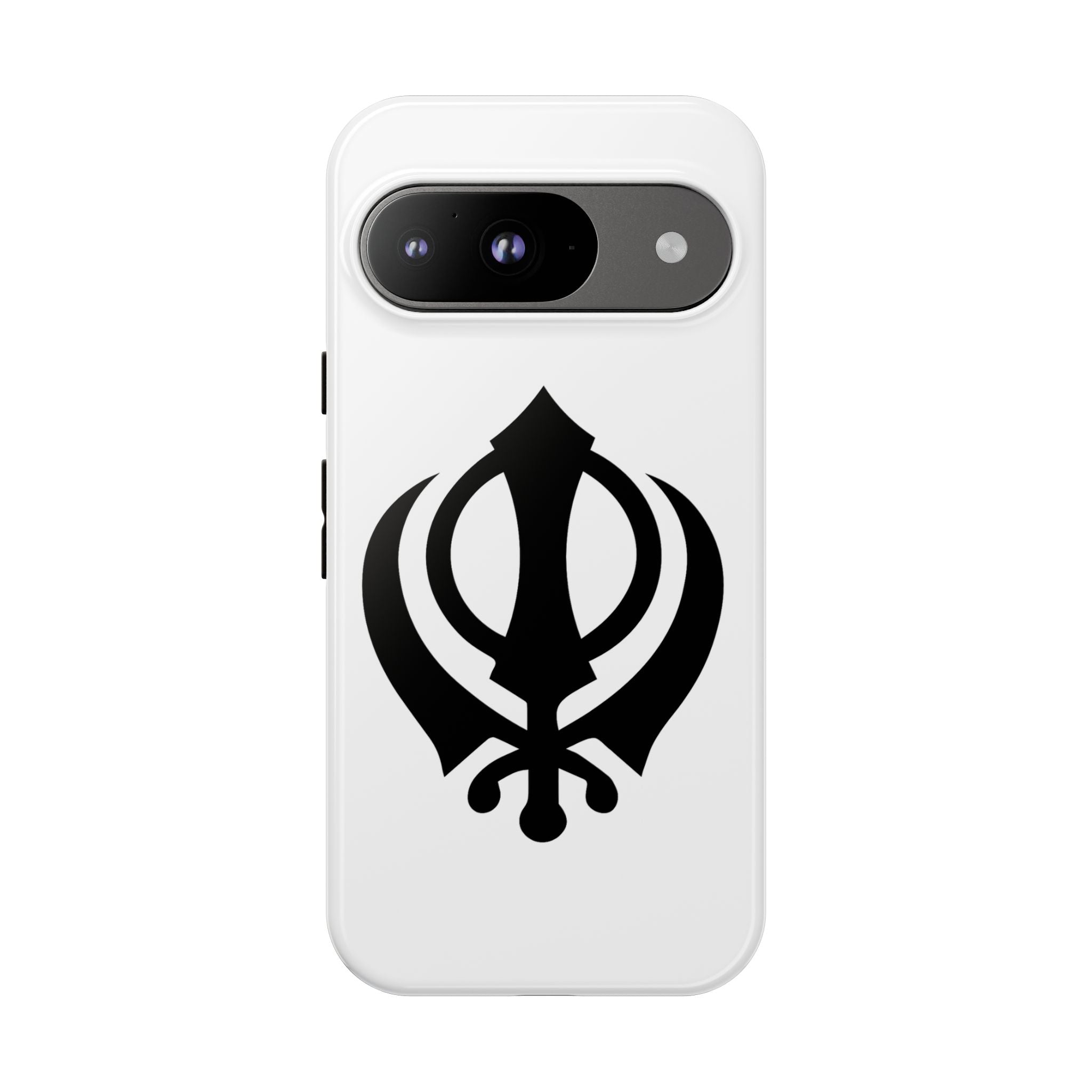 Sikh Khanda Phone Case • White
