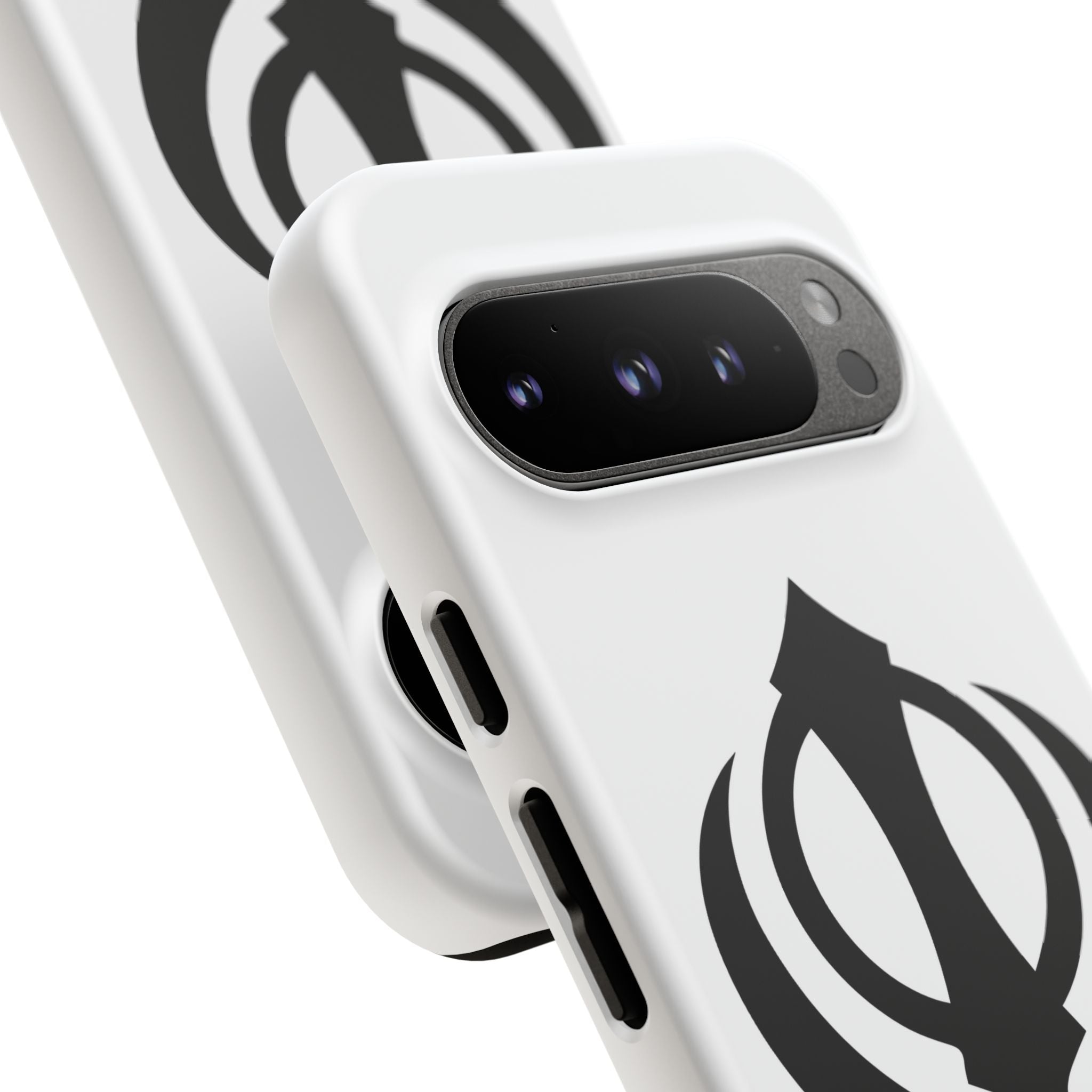 Sikh Khanda Phone Case • White