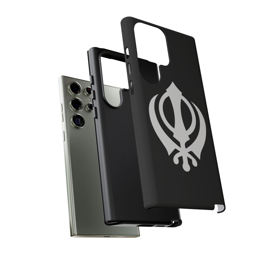 Sikh Khanda Phone Case • Black