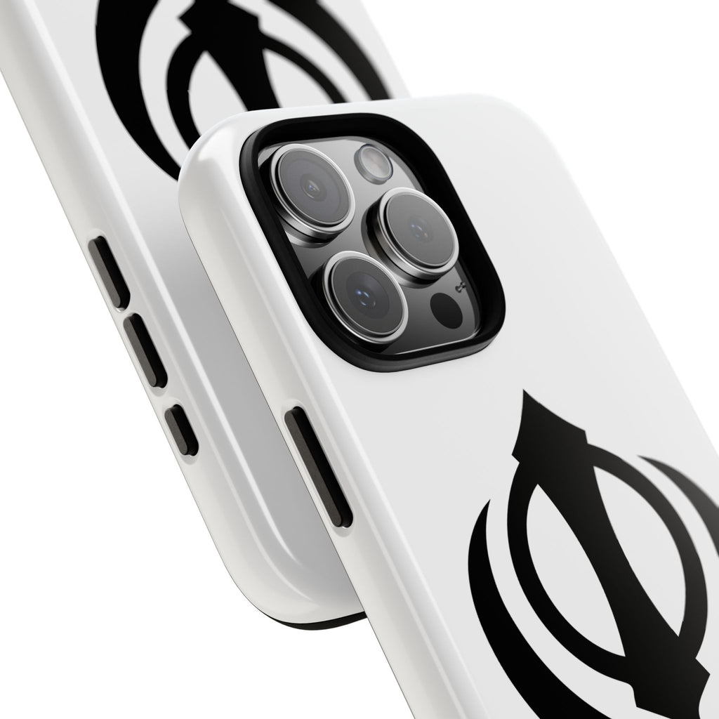 Sikh Khanda Phone Case • White