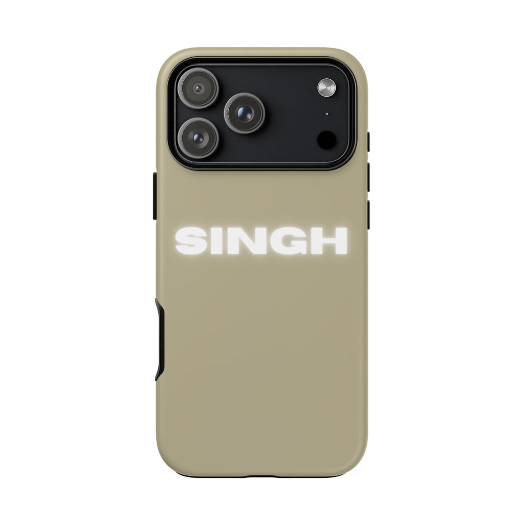 SINGH Phone Case • Beige