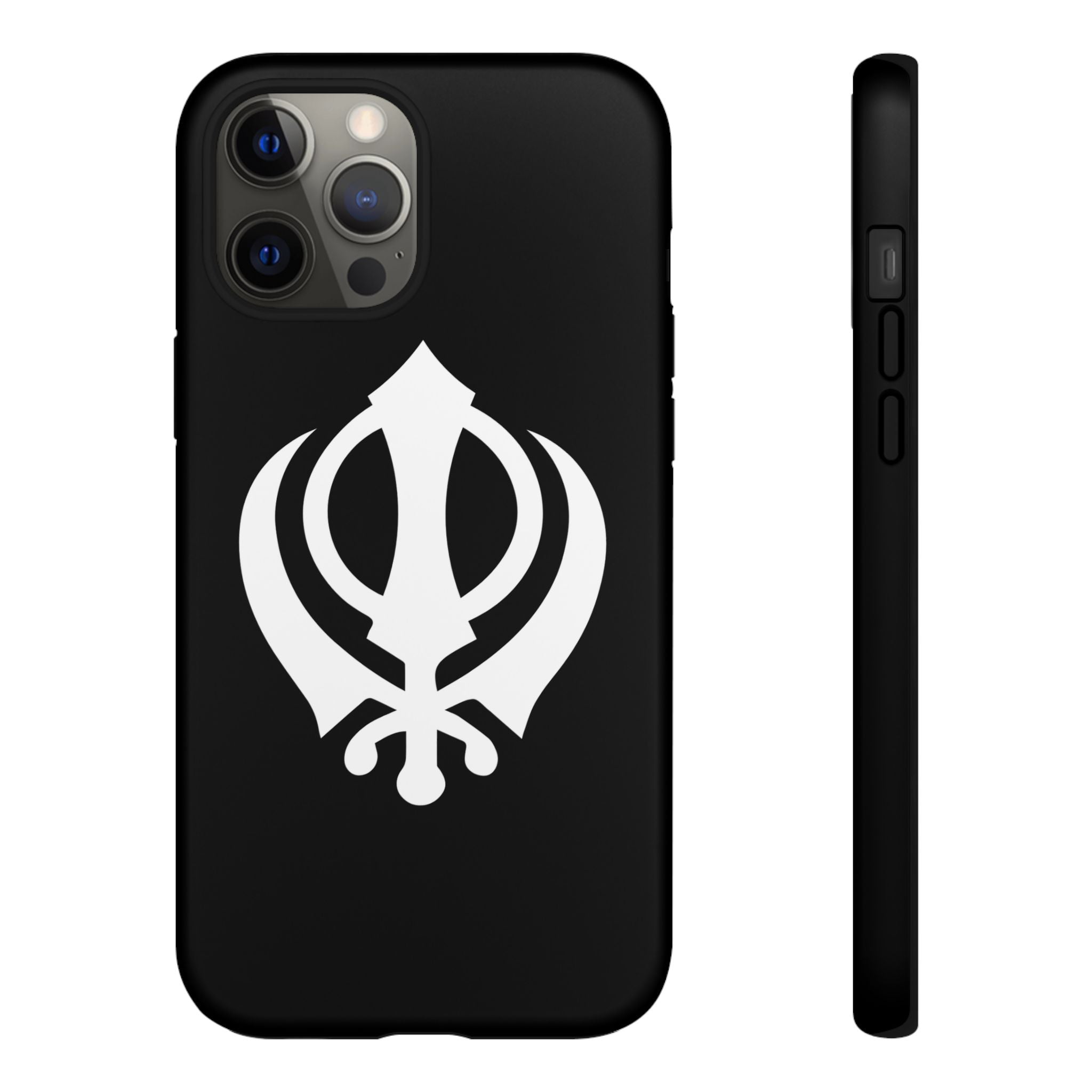 Sikh Khanda Phone Case • Black