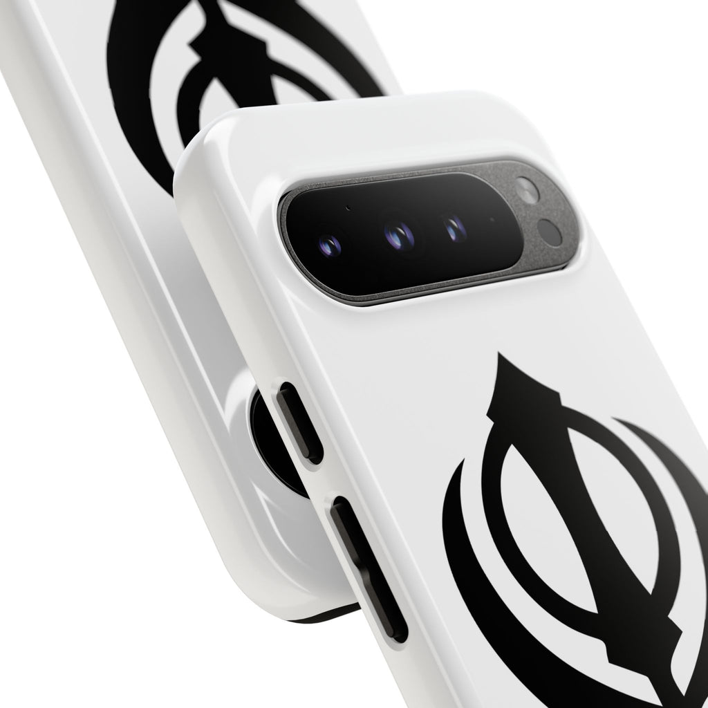 Sikh Khanda Phone Case • White