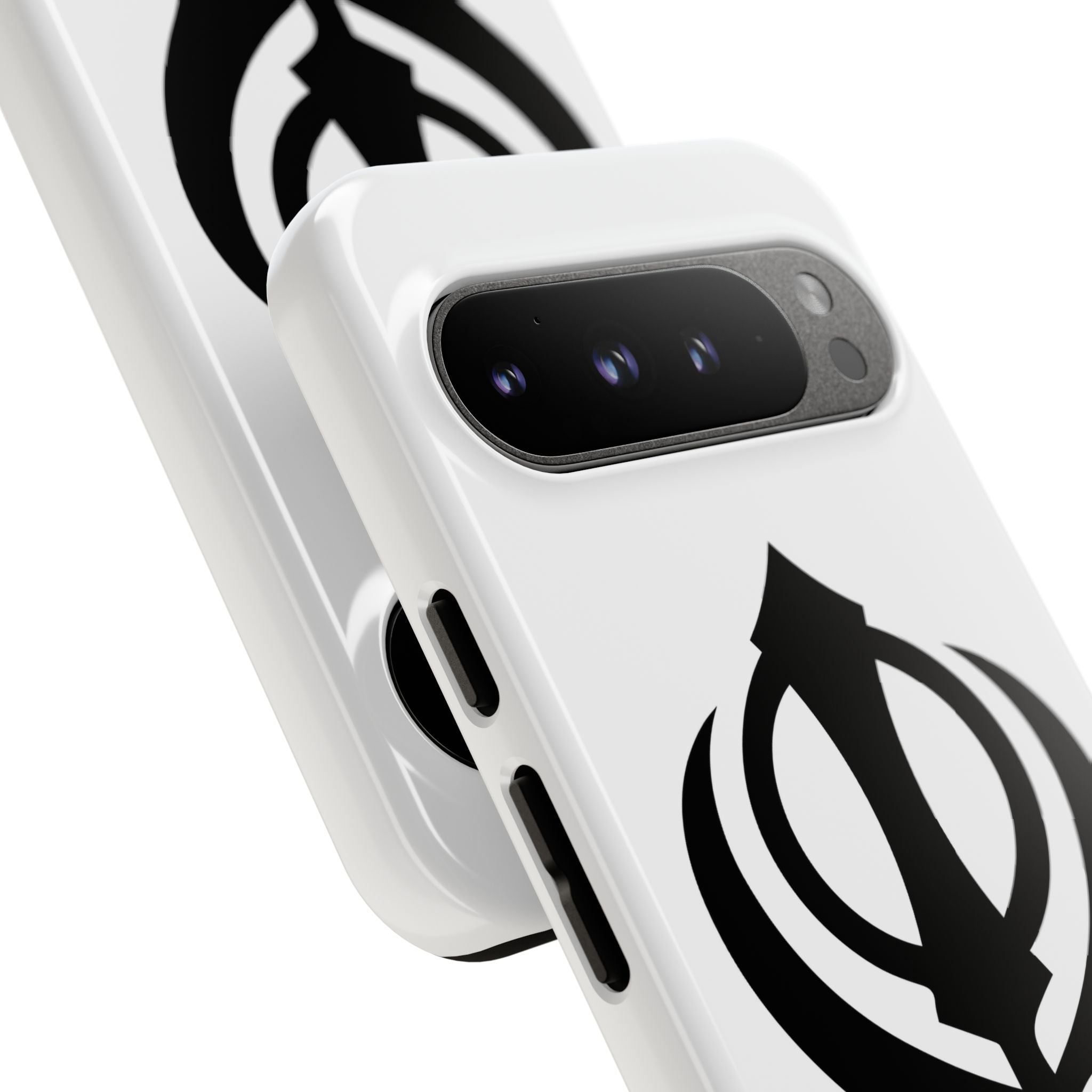 Sikh Khanda Phone Case • White