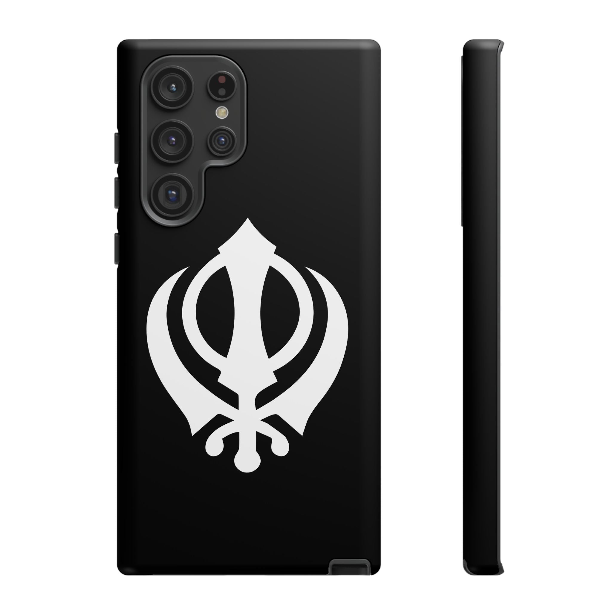 Sikh Khanda Phone Case • Black