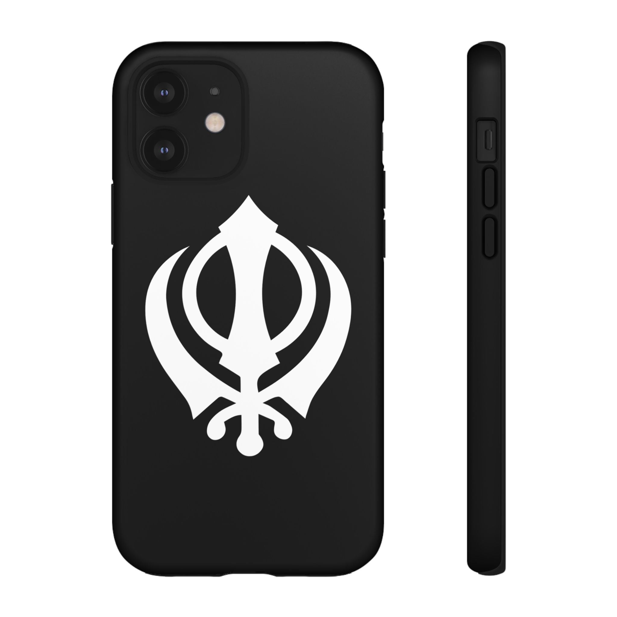 Sikh Khanda Phone Case • Black