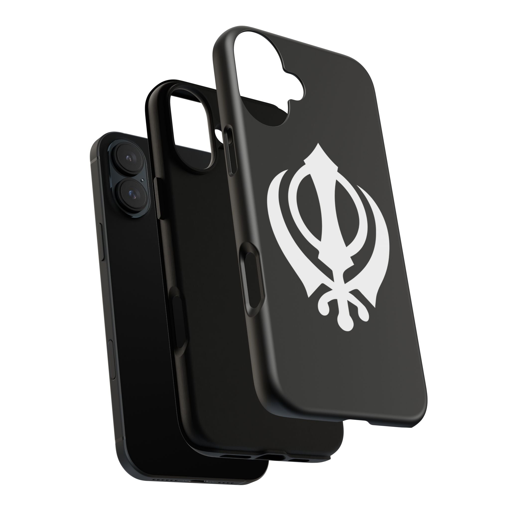 Sikh Khanda Phone Case • Black