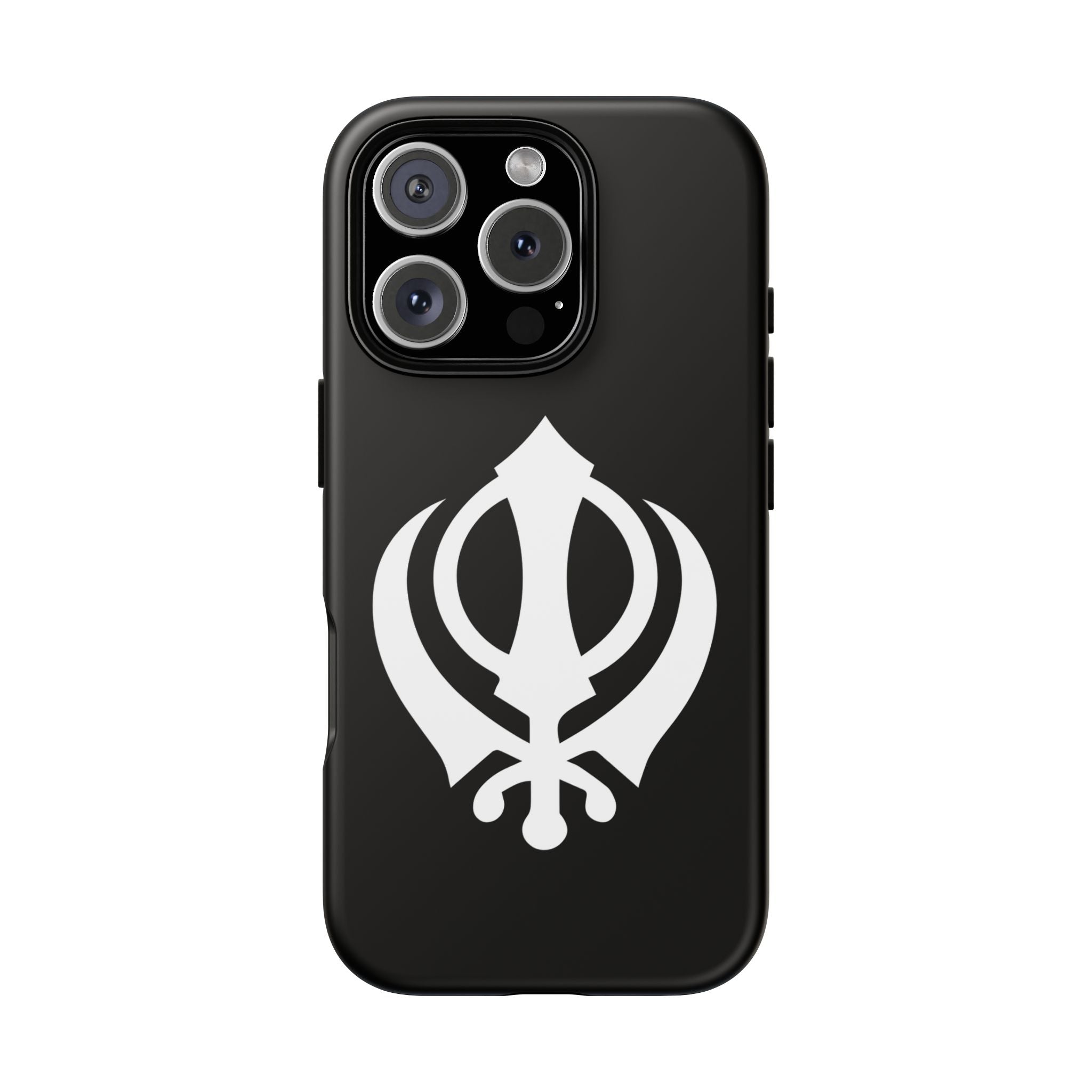 Sikh Khanda Phone Case • Black