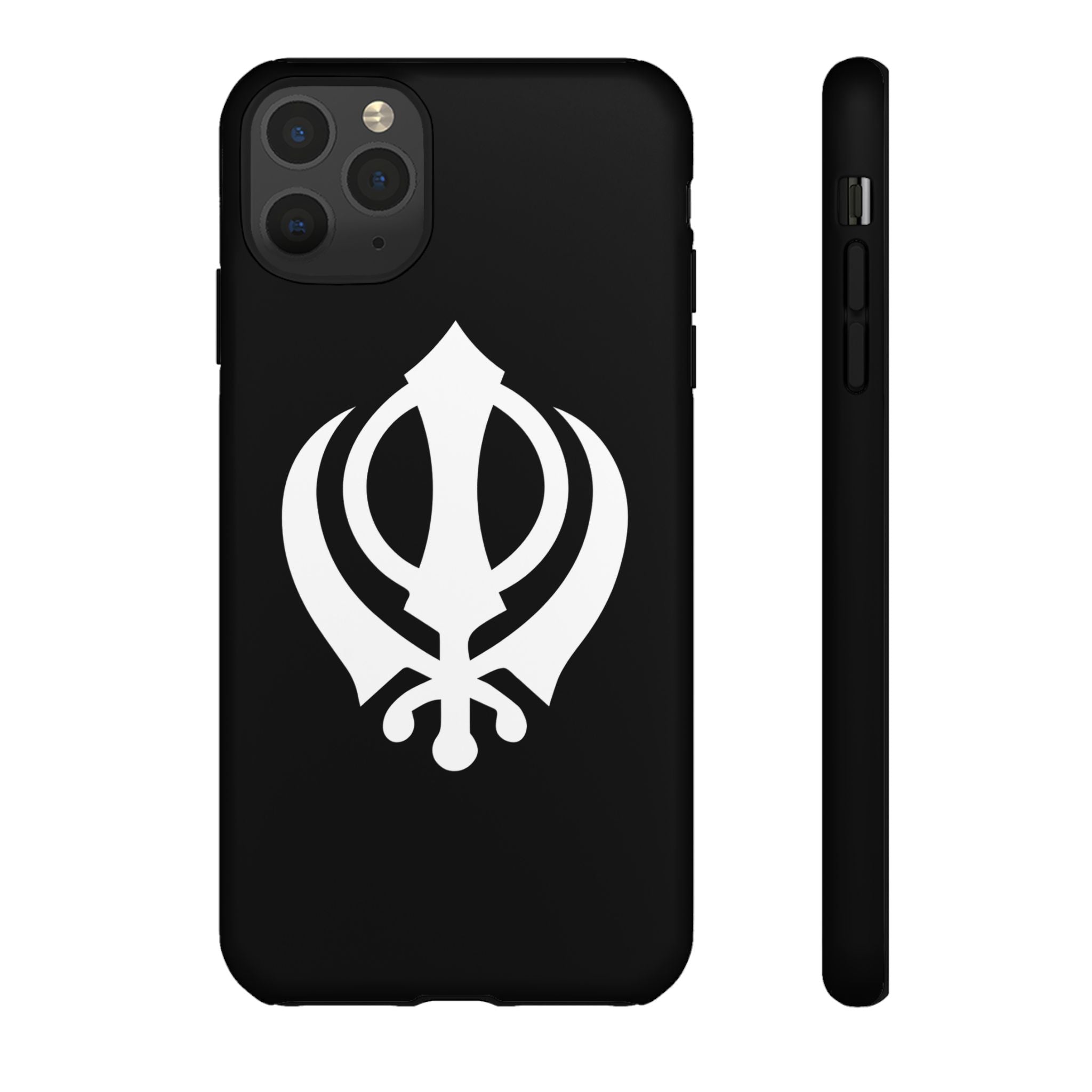 Sikh Khanda Phone Case • Black
