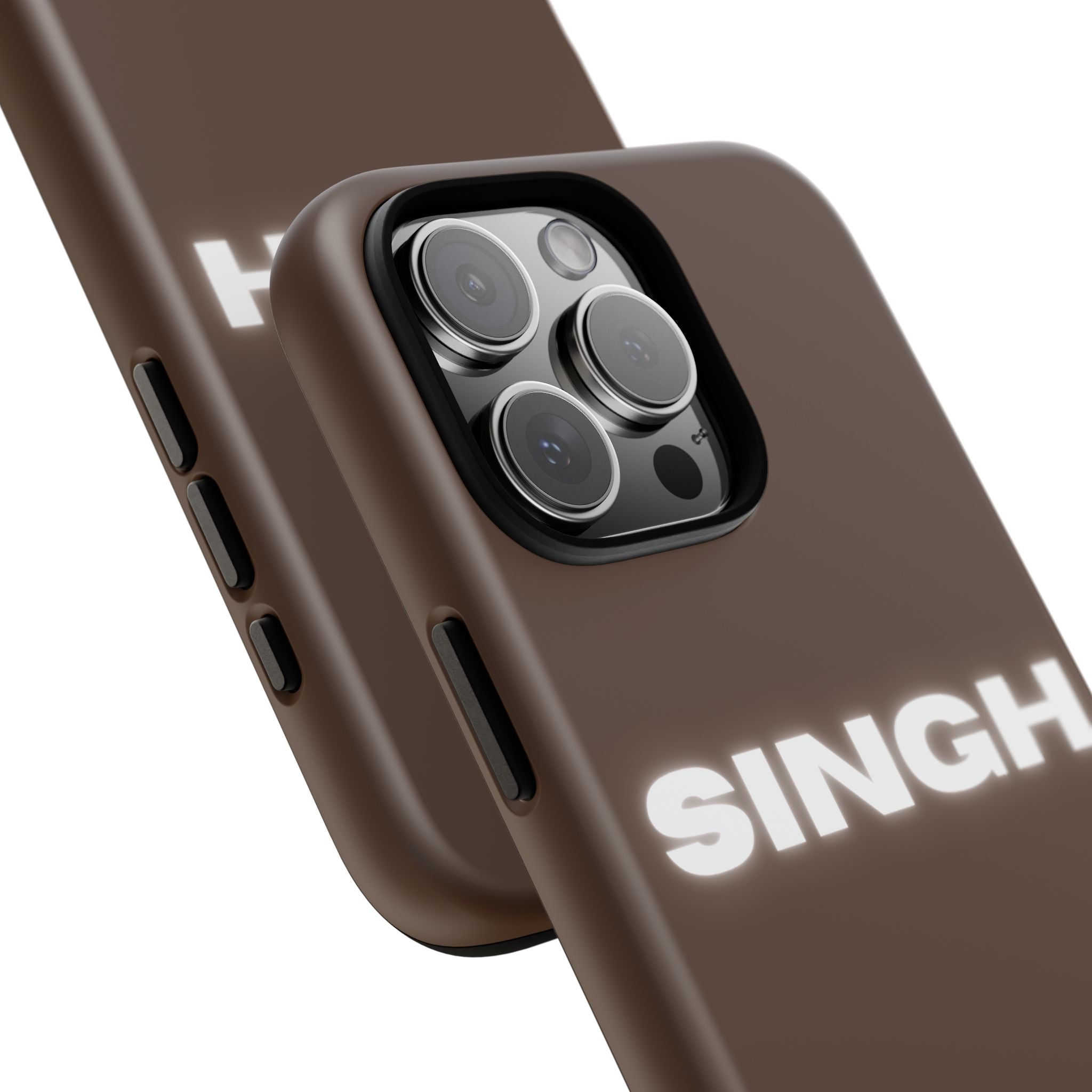 SINGH Phone Case • Brown