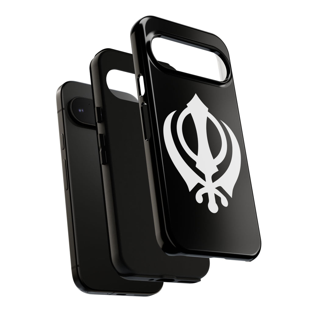 Sikh Khanda Phone Case • Black
