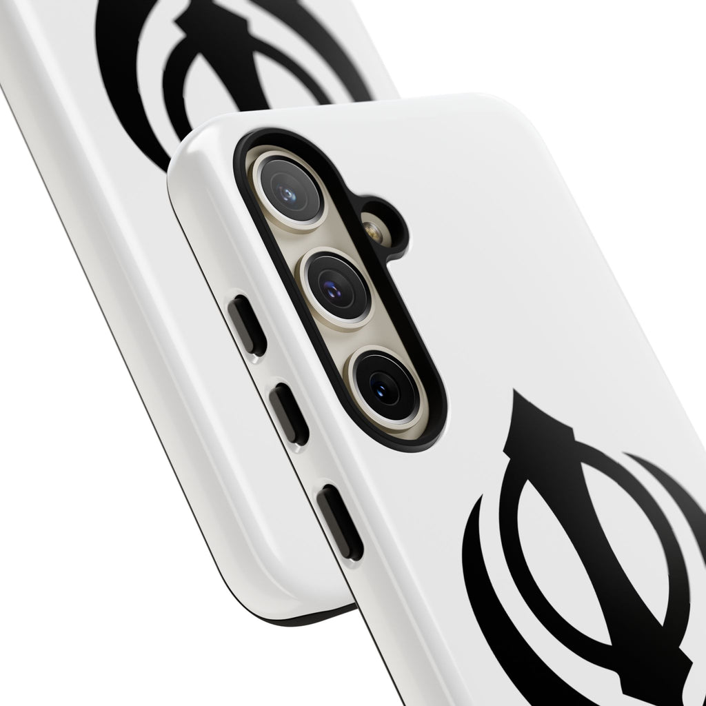 Sikh Khanda Phone Case • White