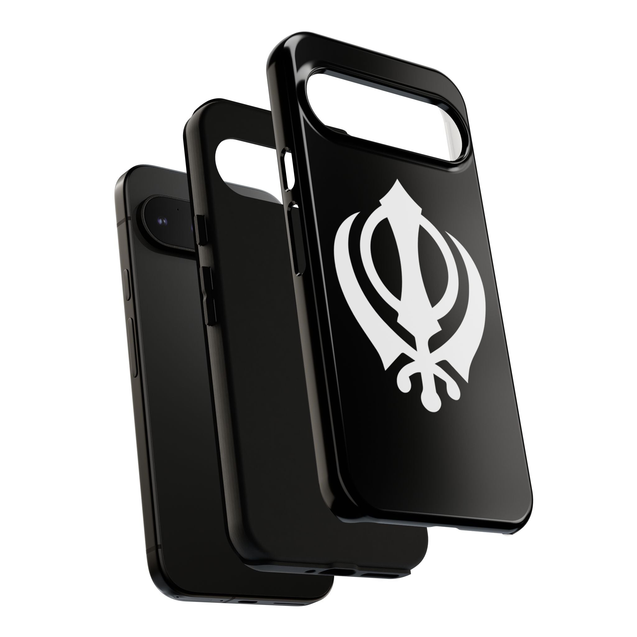 Sikh Khanda Phone Case • Black