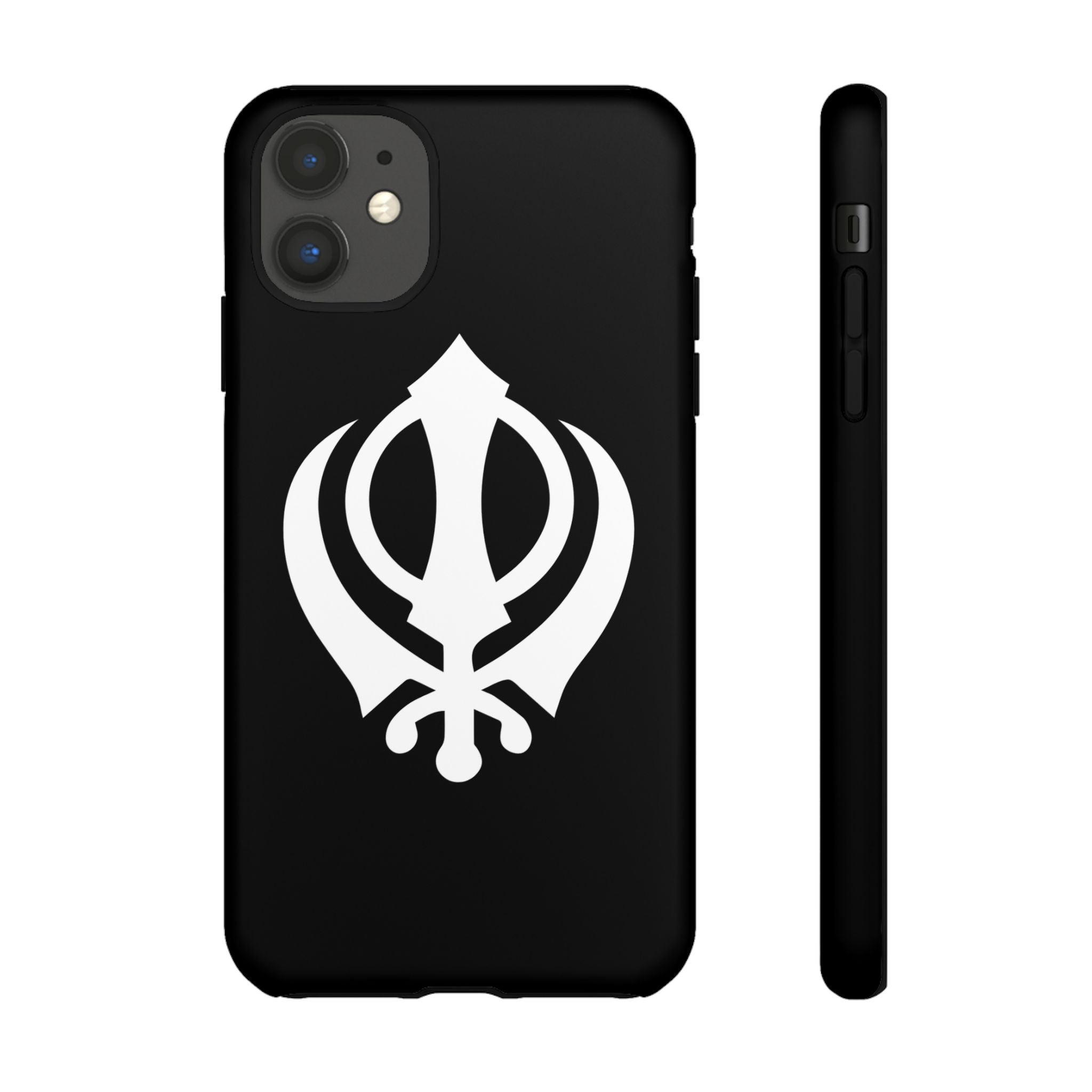 Sikh Khanda Phone Case • Black