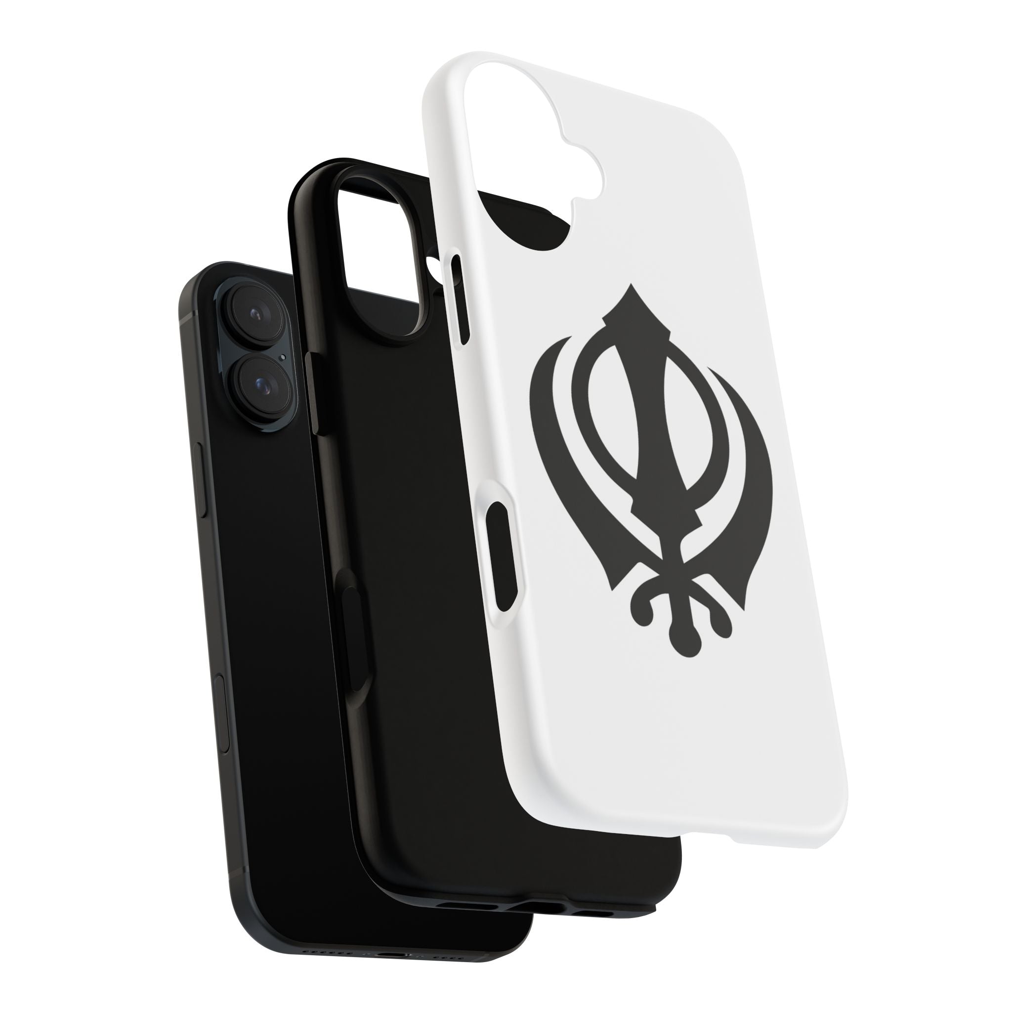 Sikh Khanda Phone Case • White