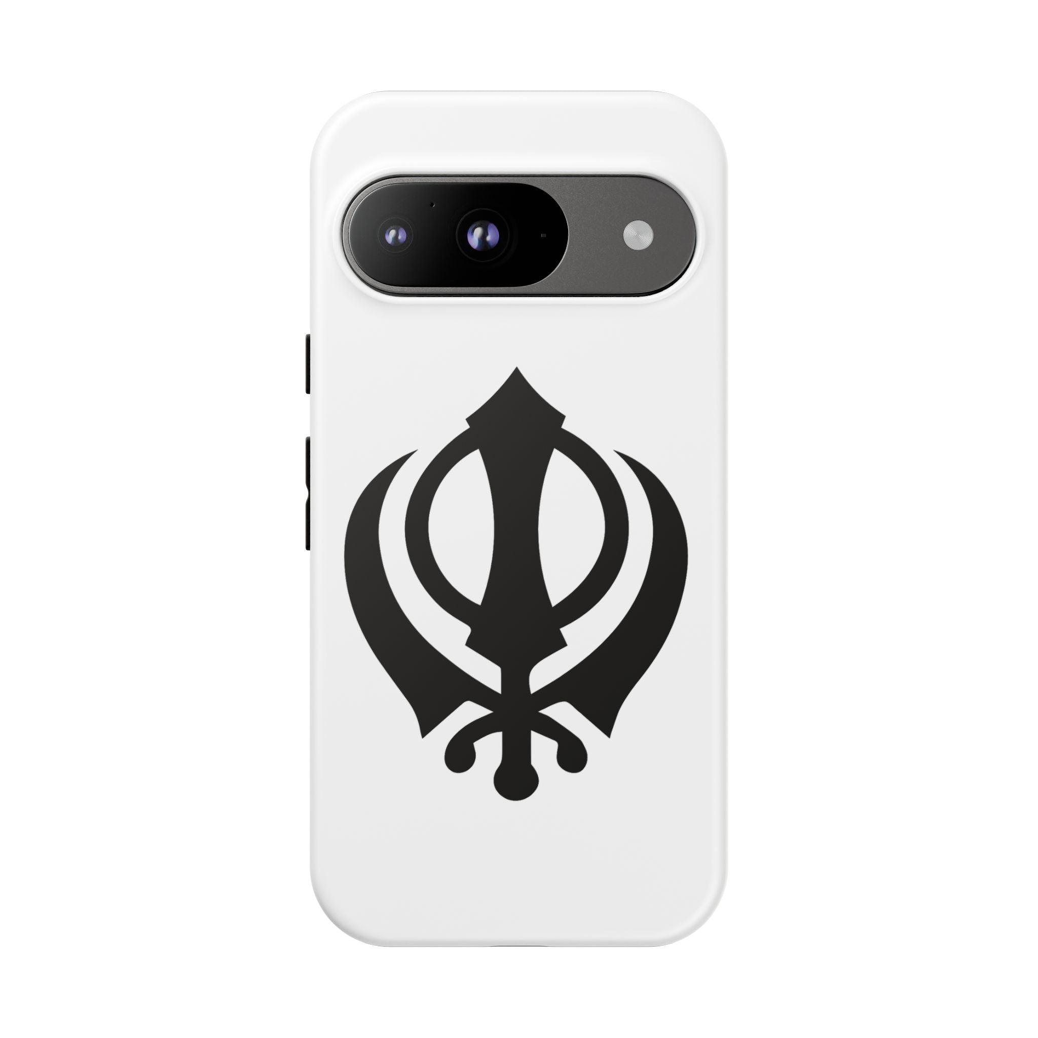 Sikh Khanda Phone Case • White