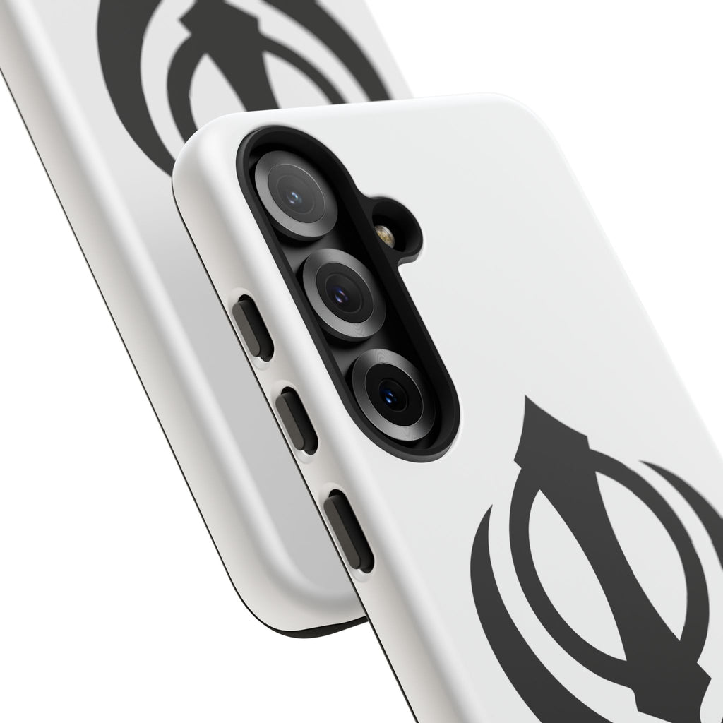 Sikh Khanda Phone Case • White