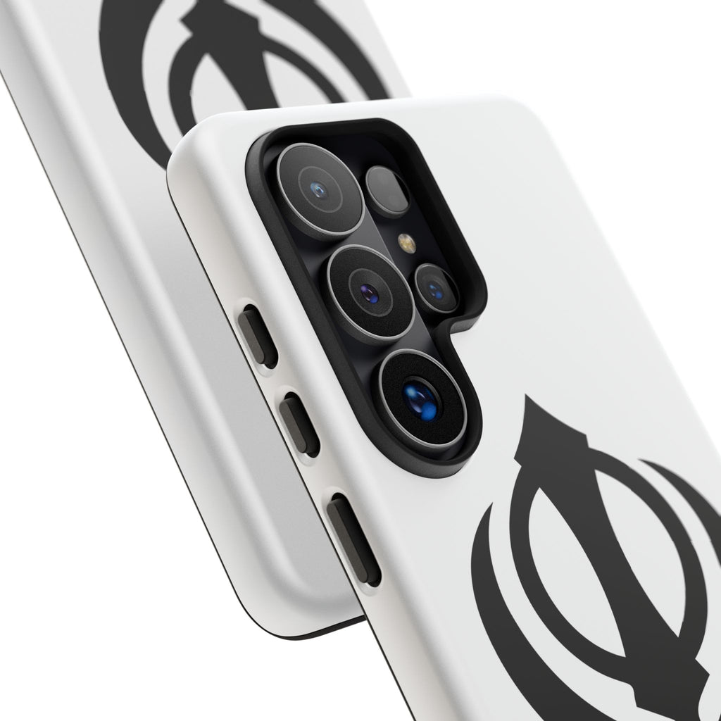 Sikh Khanda Phone Case • White