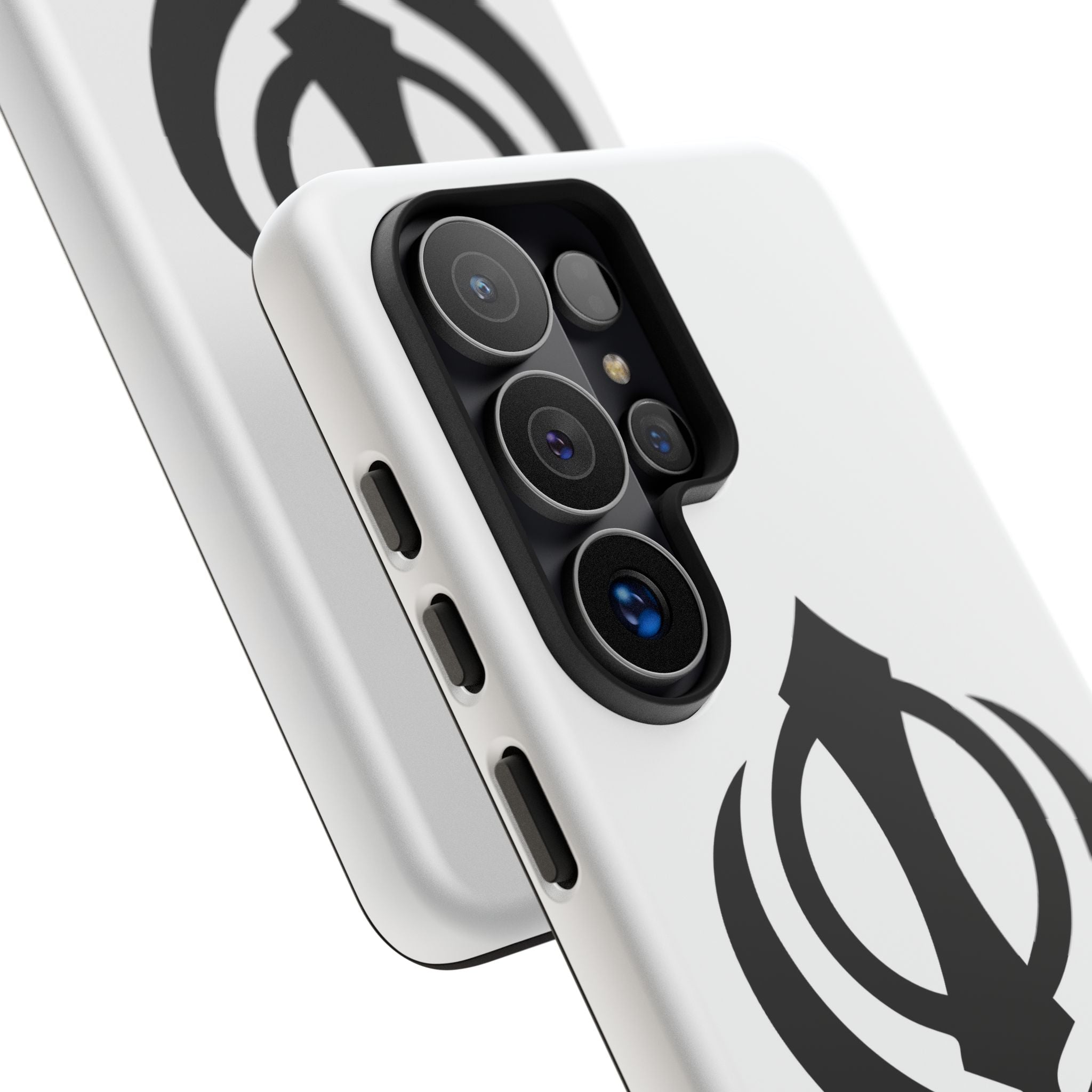 Sikh Khanda Phone Case • White