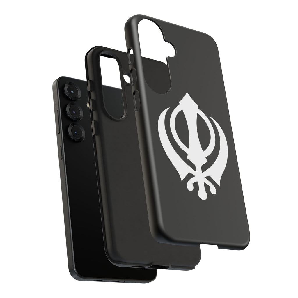 Sikh Khanda Phone Case • Black