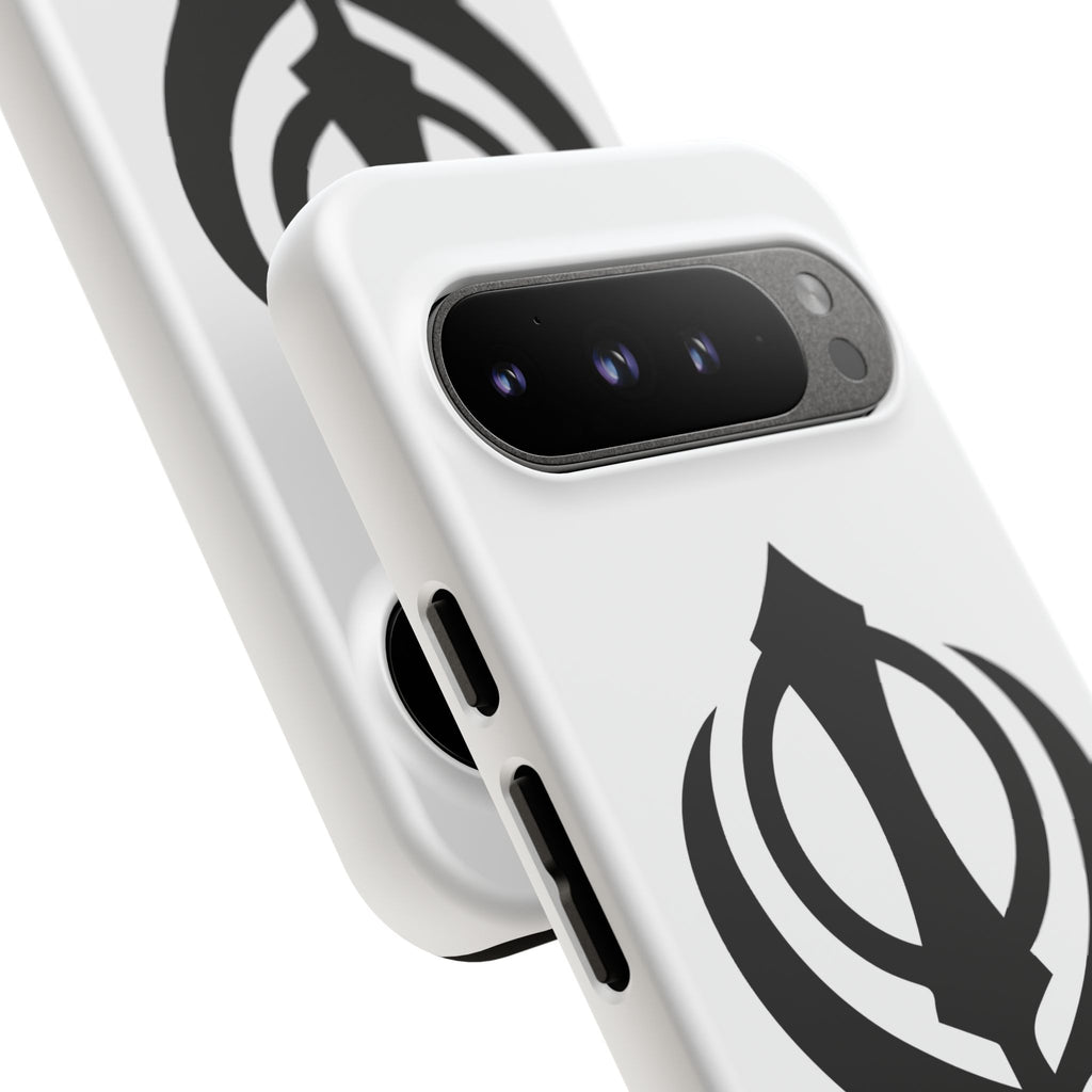 Sikh Khanda Phone Case • White