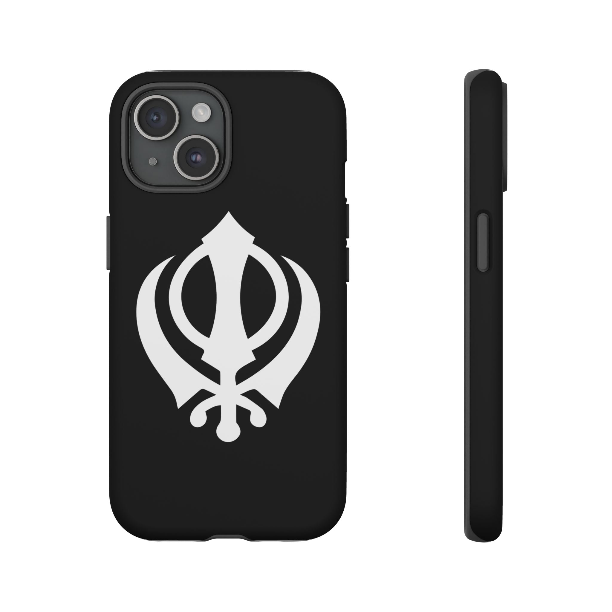 Sikh Khanda Phone Case • Black