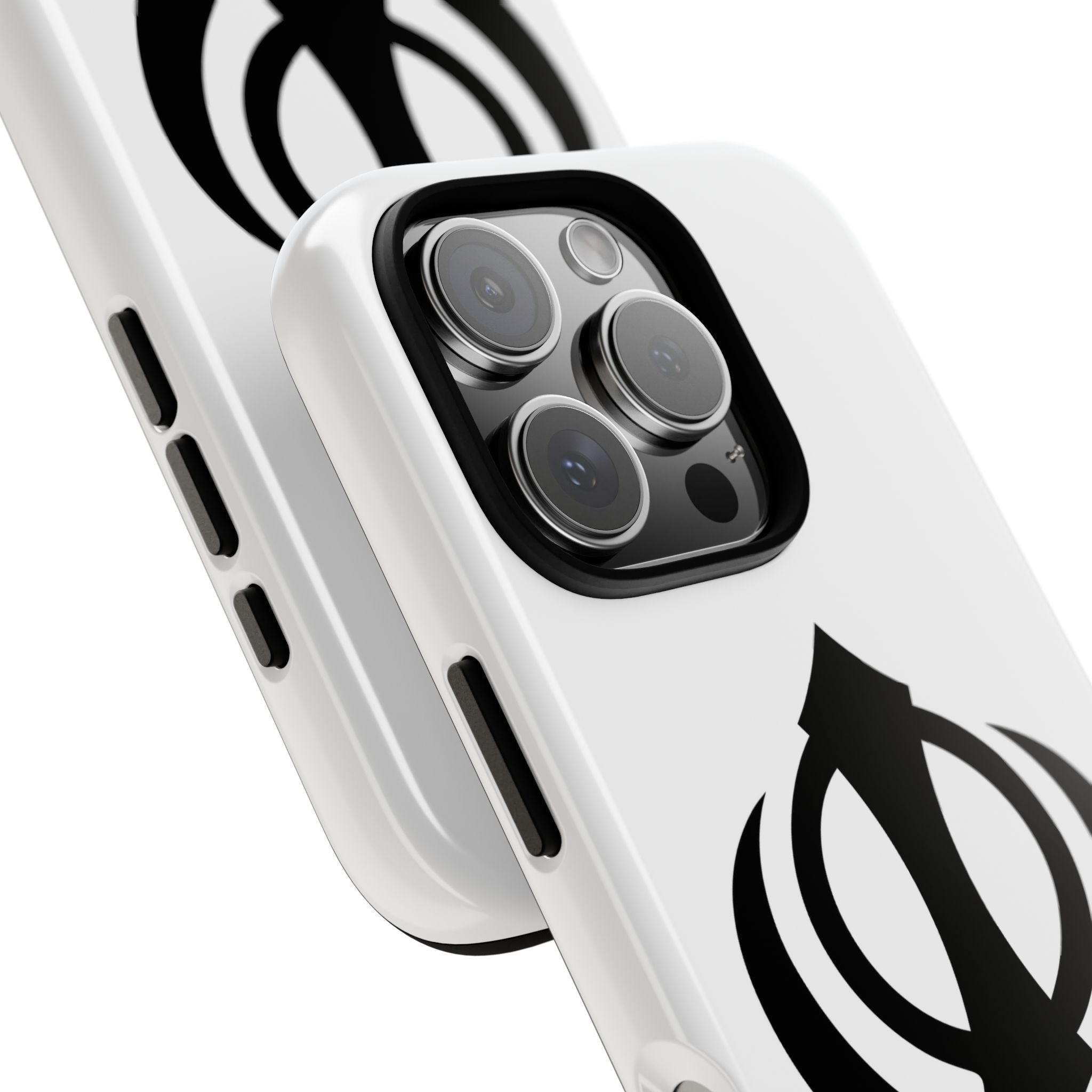 Sikh Khanda Phone Case • White