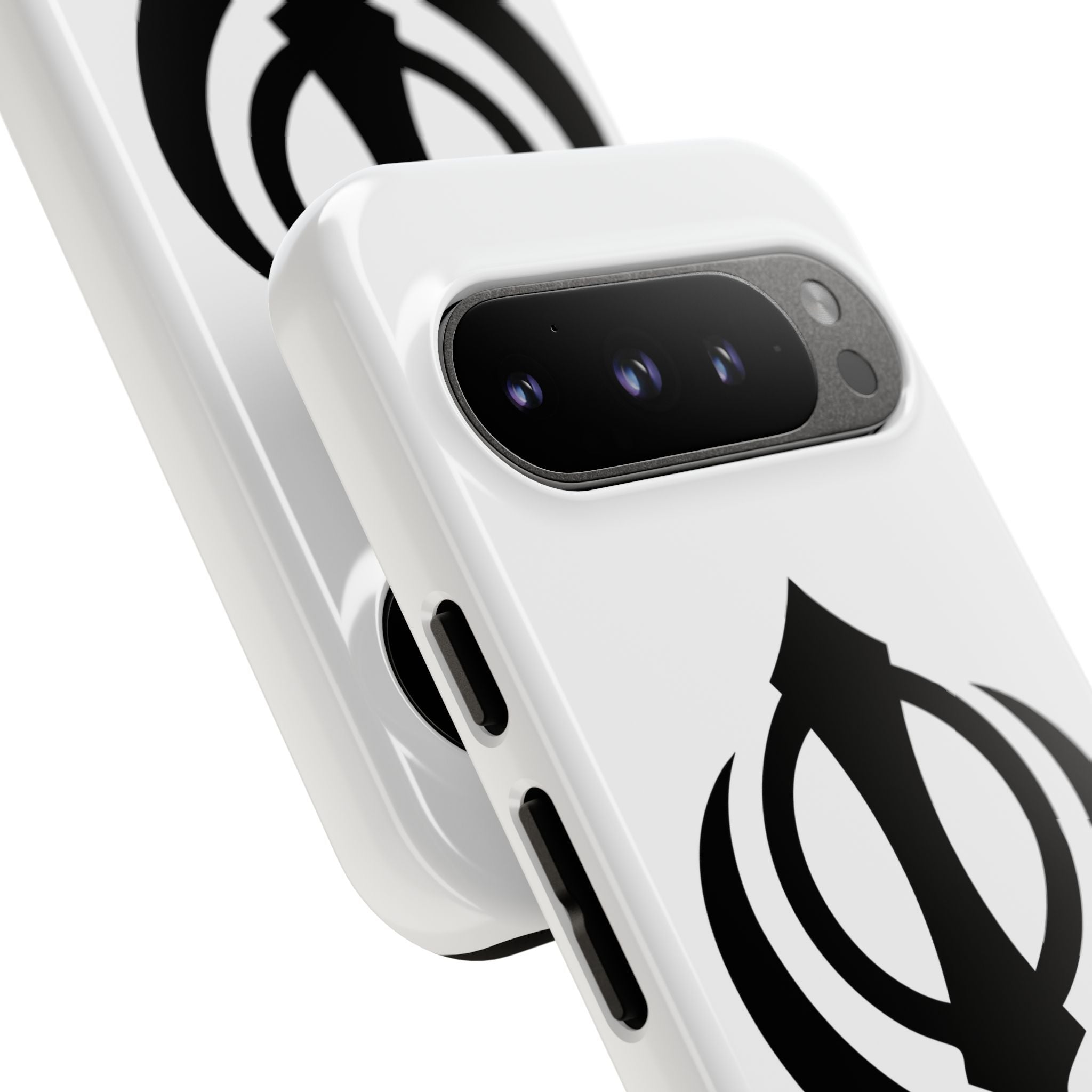 Sikh Khanda Phone Case • White