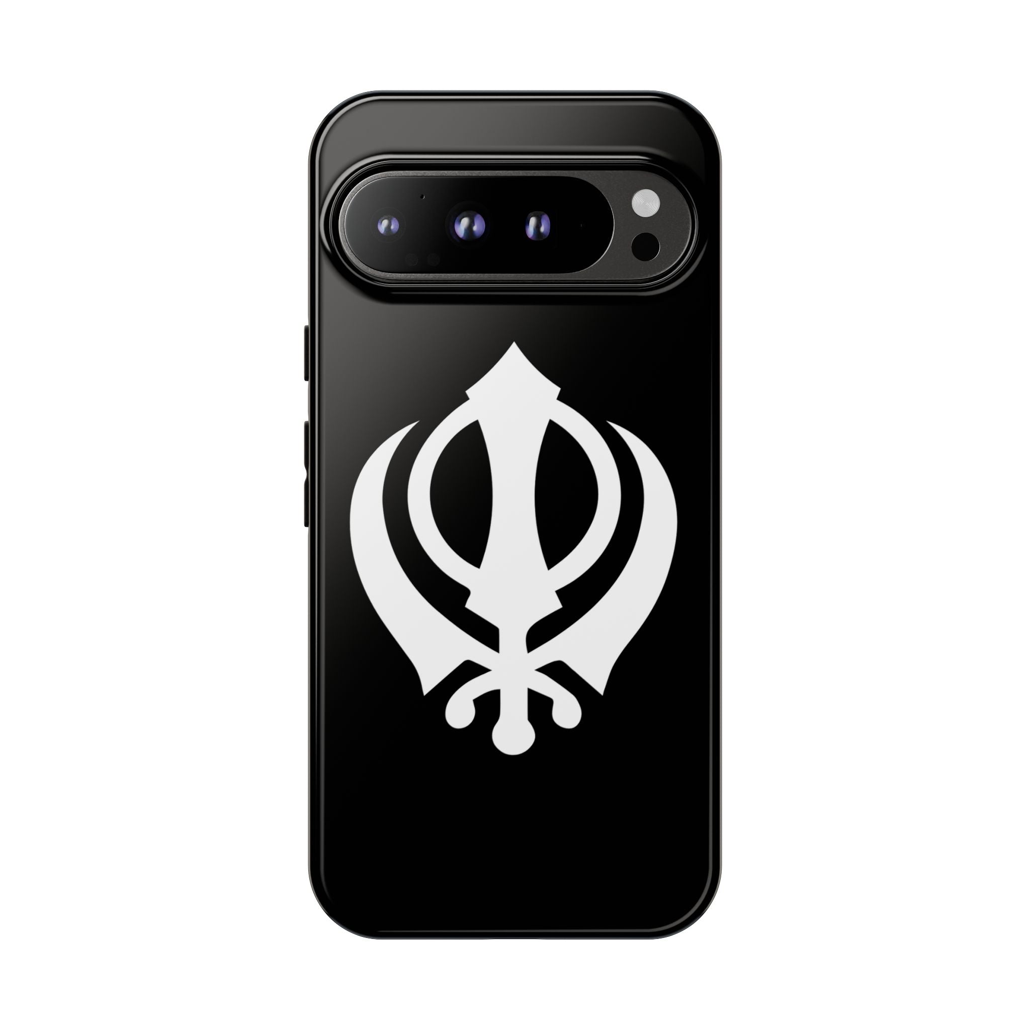 Sikh Khanda Phone Case • Black