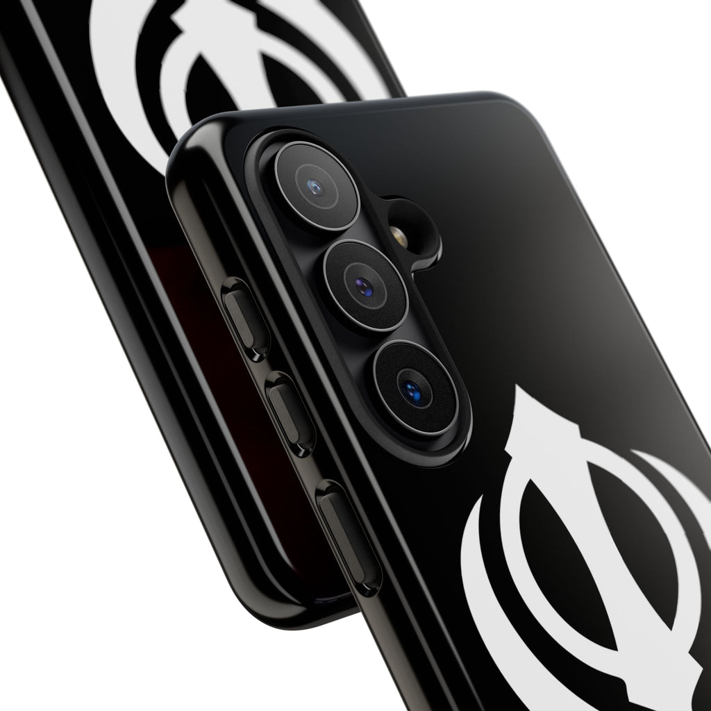 Sikh Khanda Phone Case • Black