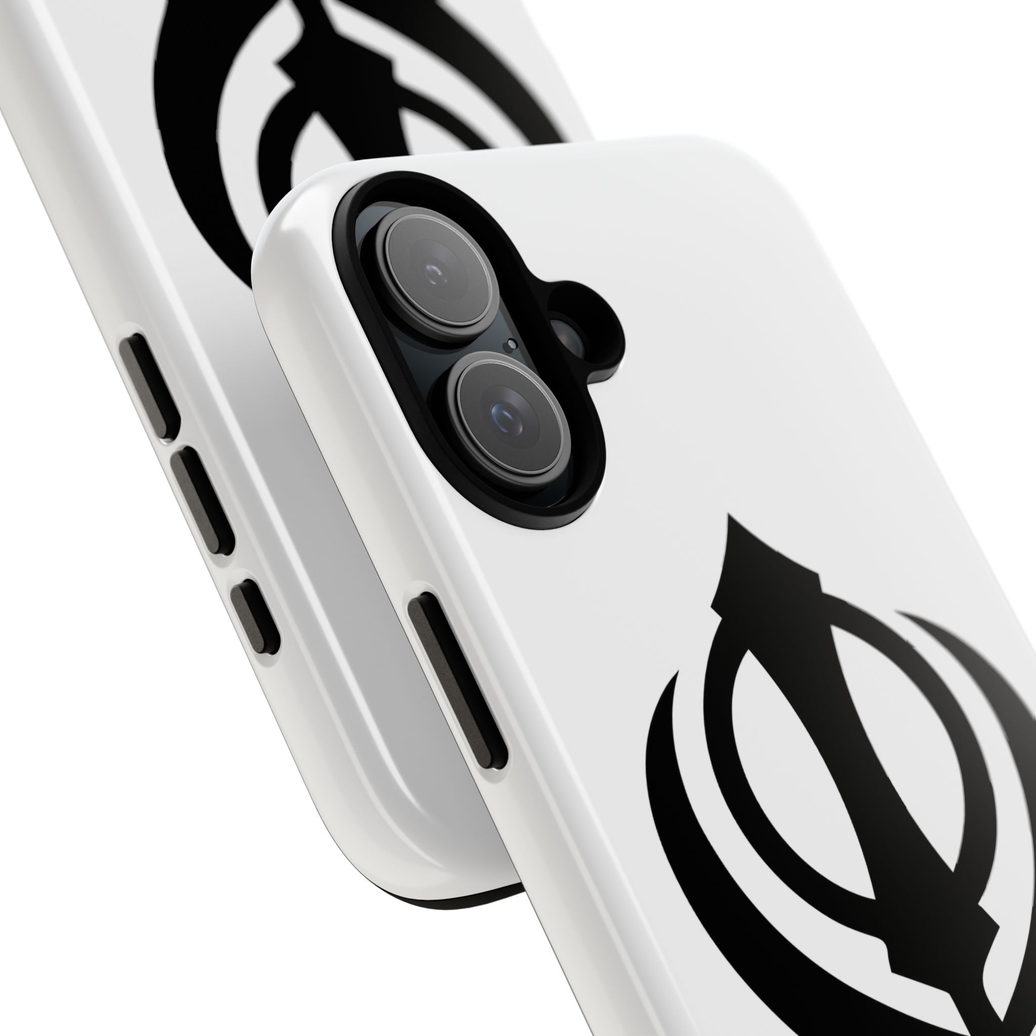 Sikh Khanda Phone Case • White
