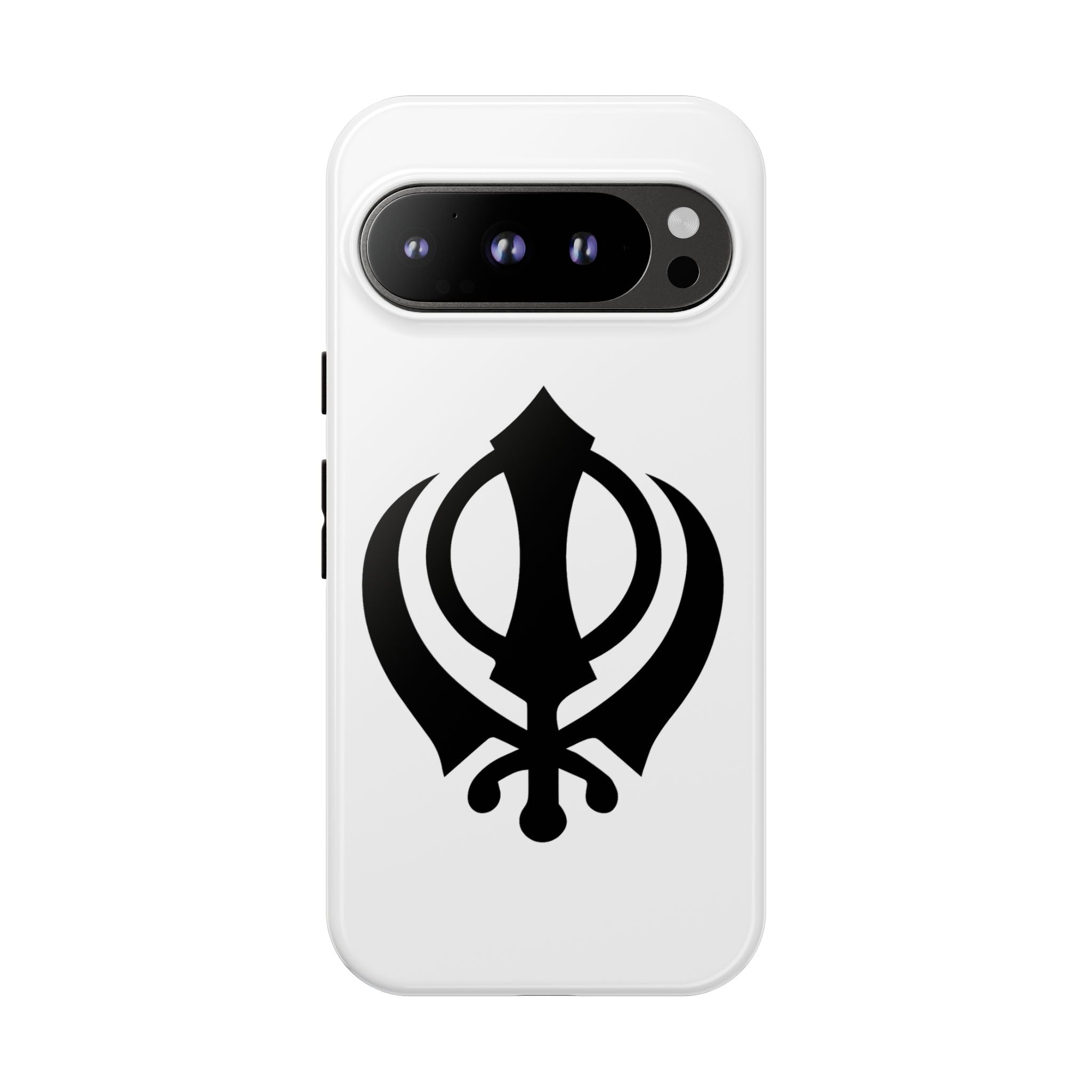 Sikh Khanda Phone Case • White