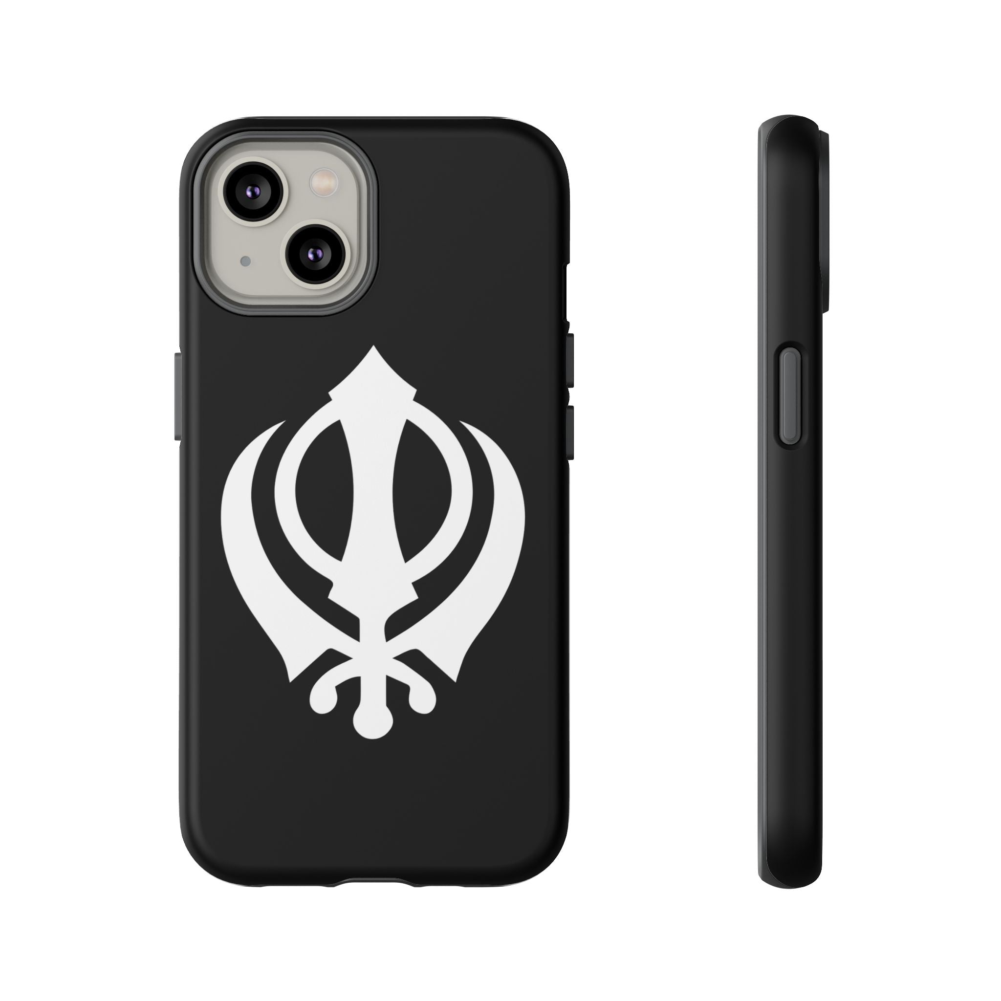 Sikh Khanda Phone Case • Black