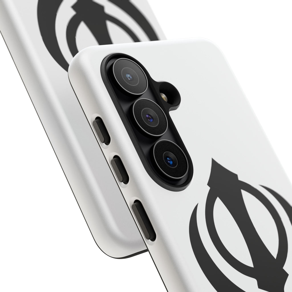 Sikh Khanda Phone Case • White