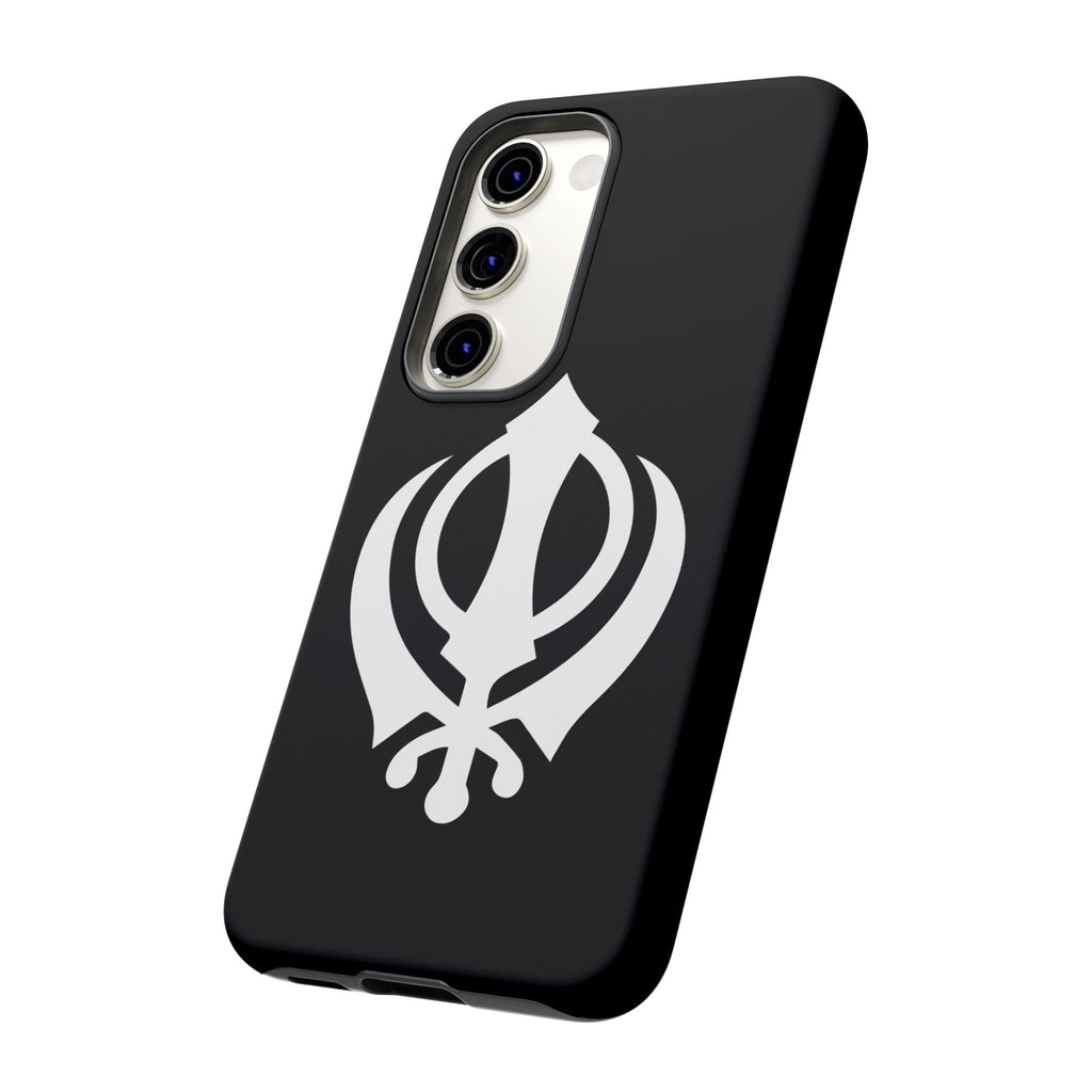 Sikh Khanda Phone Case • Black