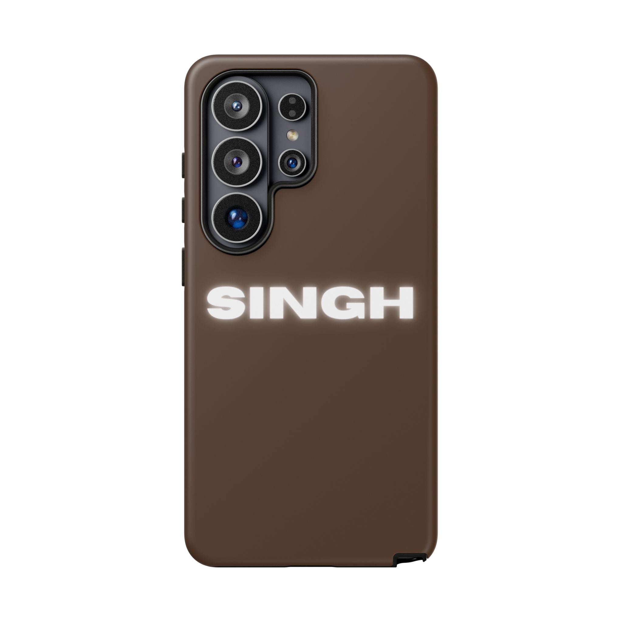 SINGH Phone Case • Brown
